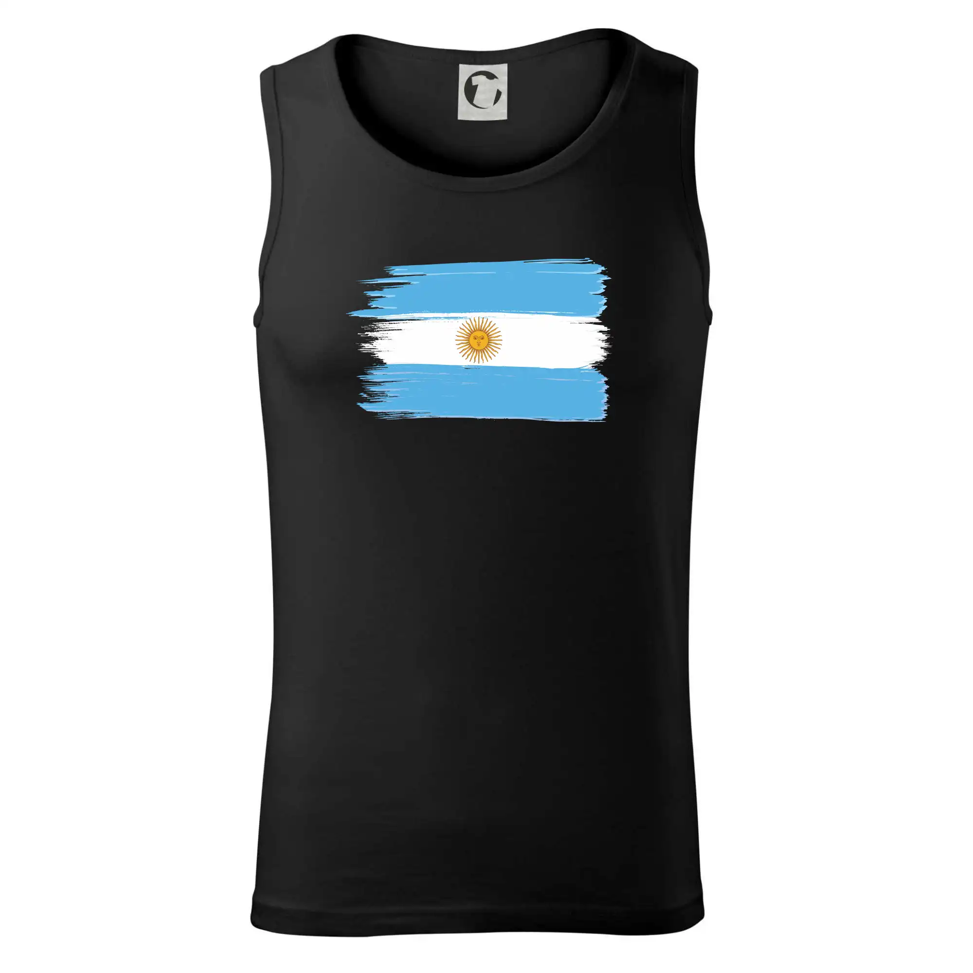 Argentina vlajka kreslená štětkou