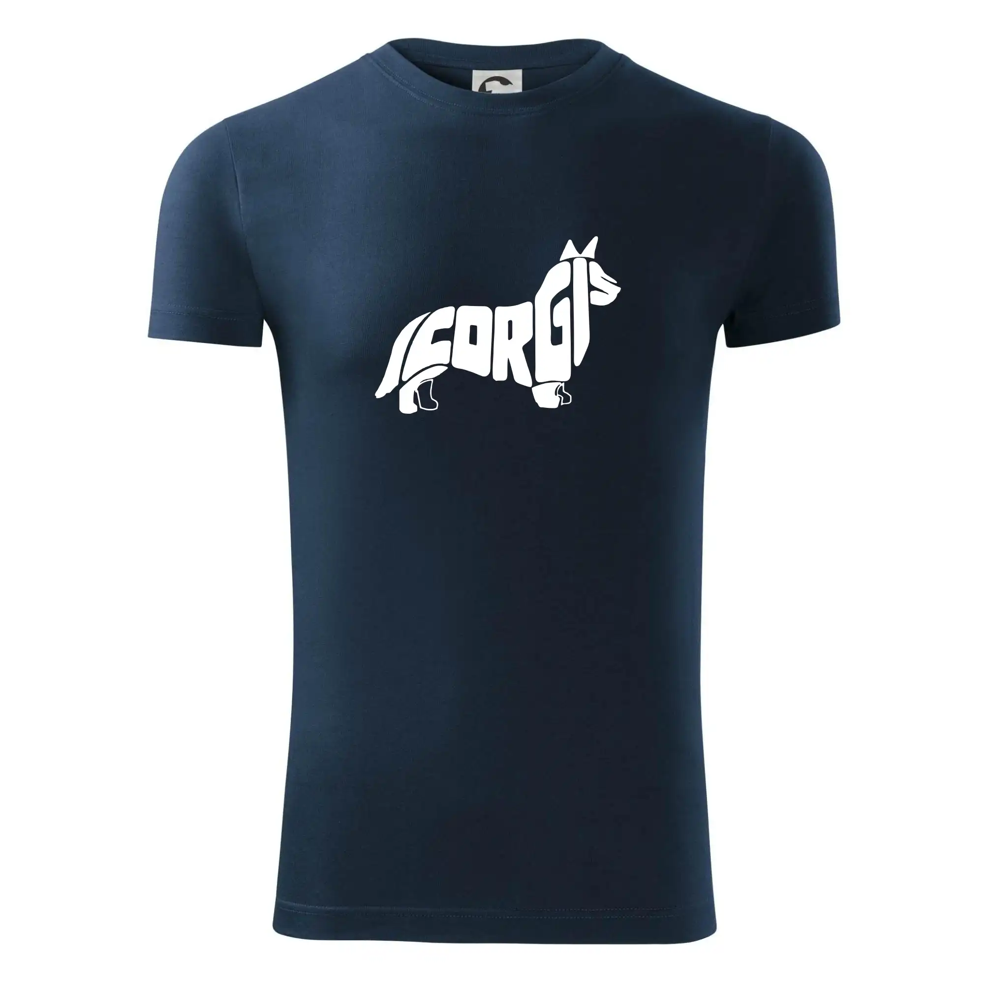 Corgi - nápis v těle