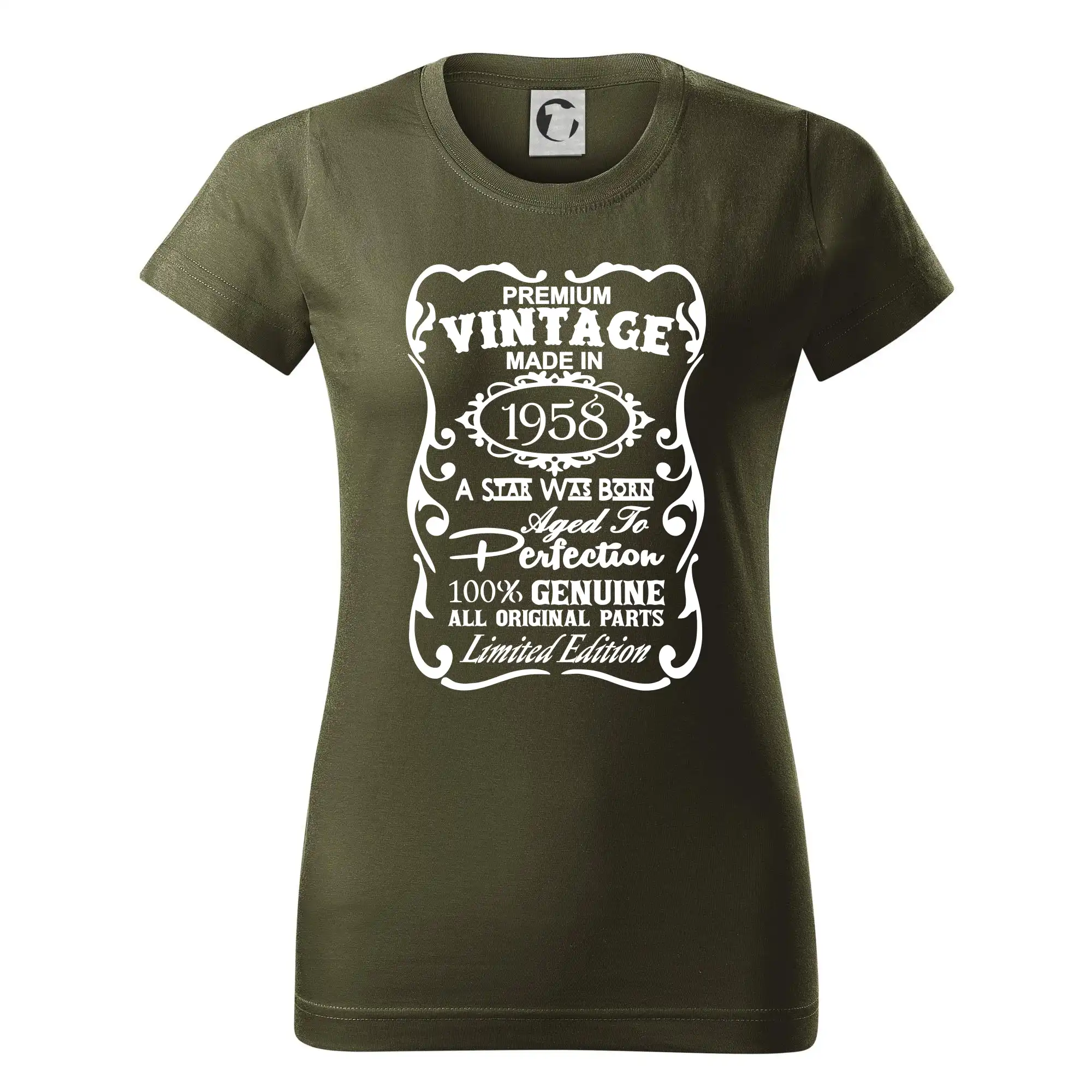 Vintage Etiketa - 1958