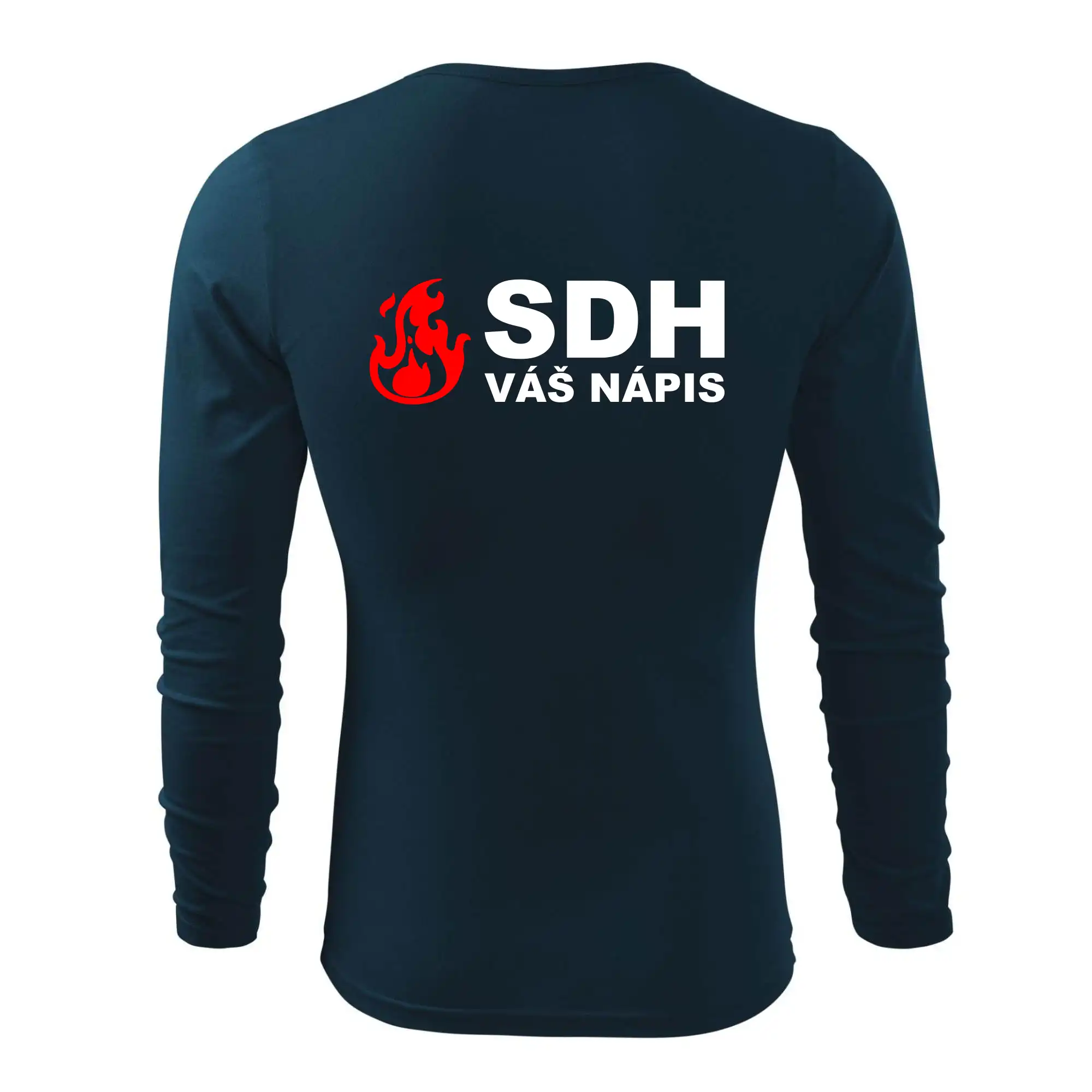 SDH nápis (oheň, firesport, název sboru - vlastní nápis)