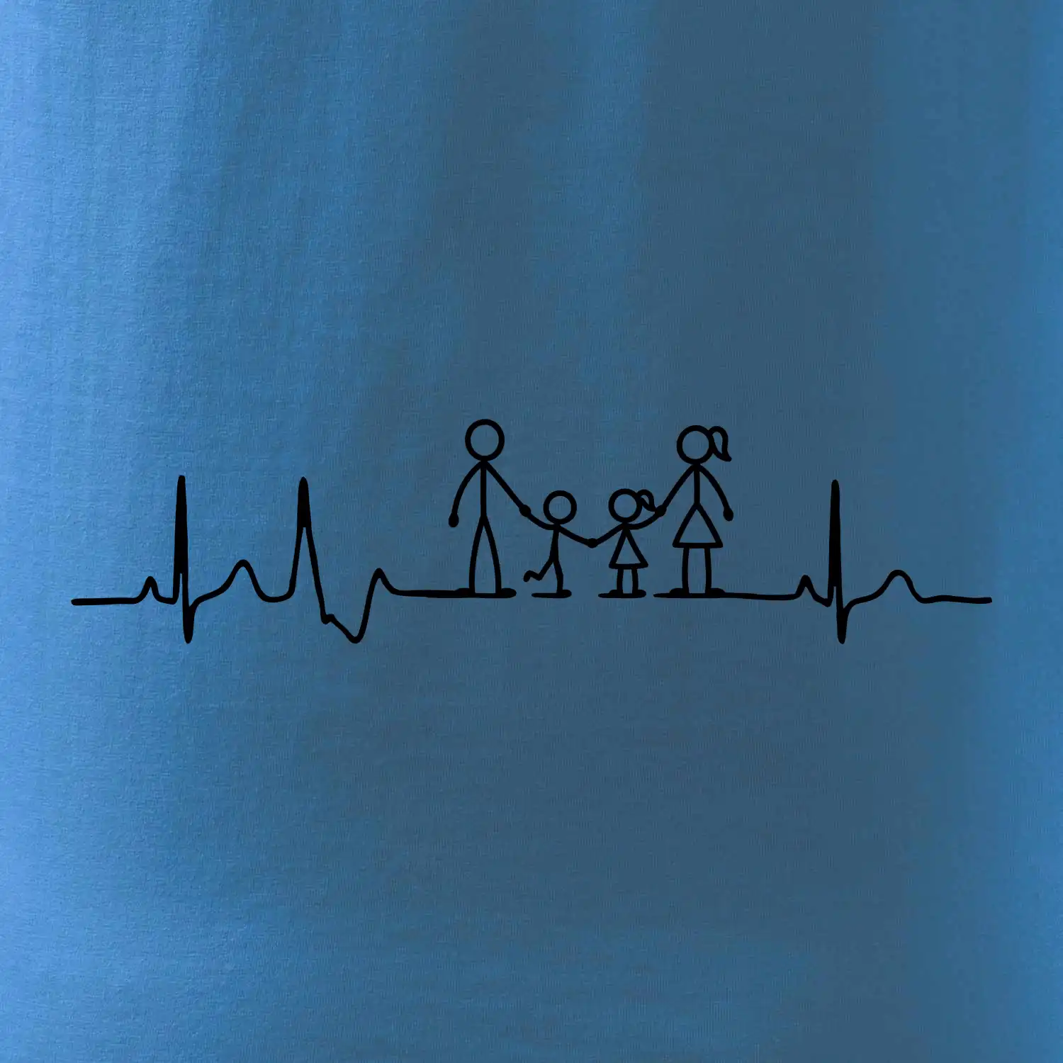 EKG rodina - kluk holka