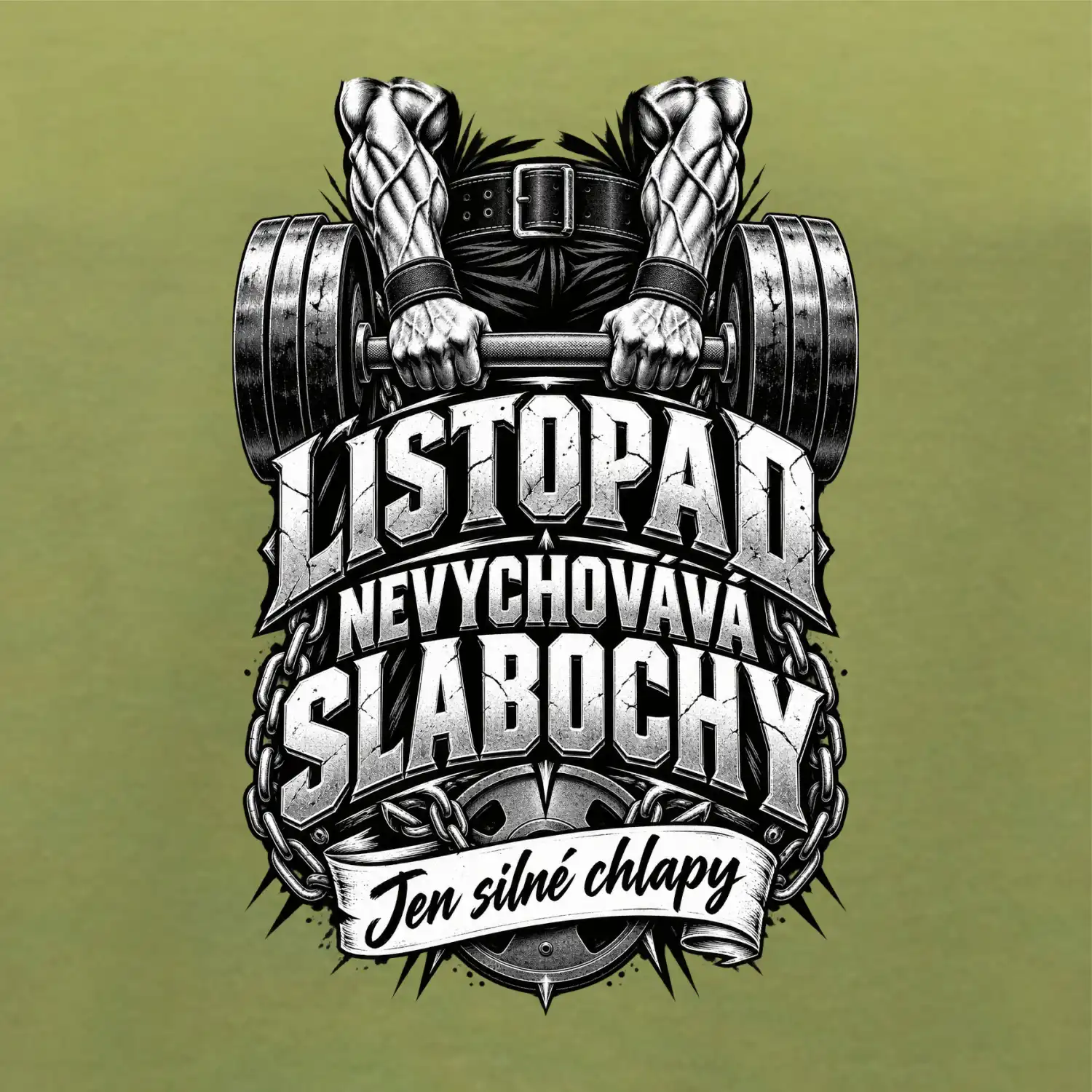 Listopad nevychovává slabochy silový trénink