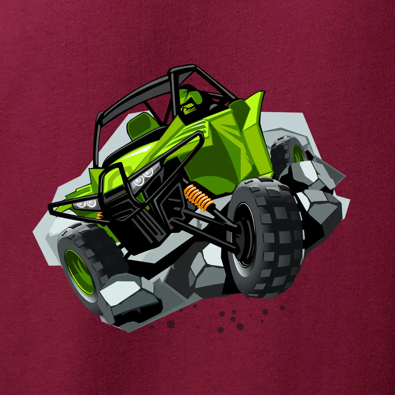 ATV bugina zelená