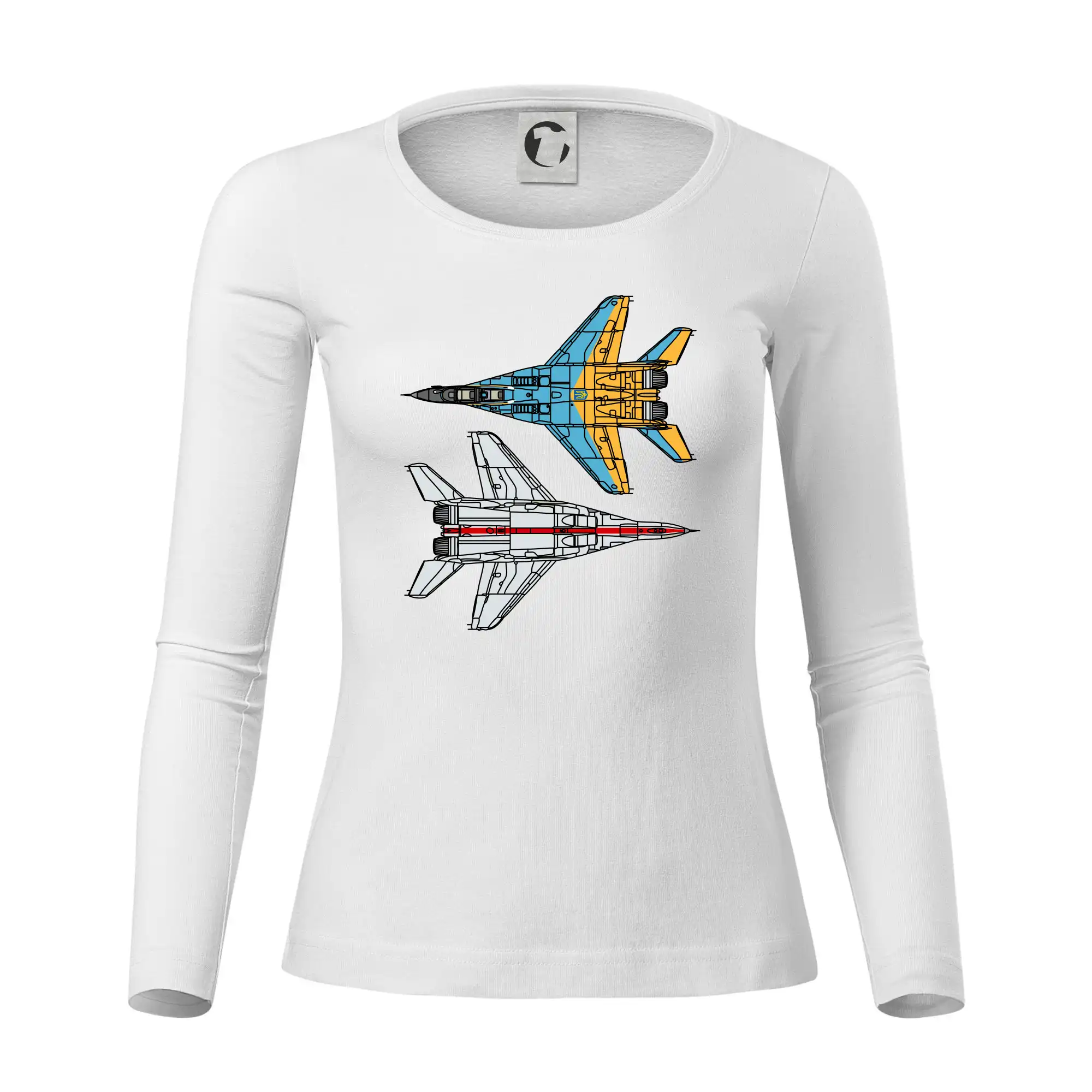 Mig 29 Fulcrum ze spoda a ze zhora