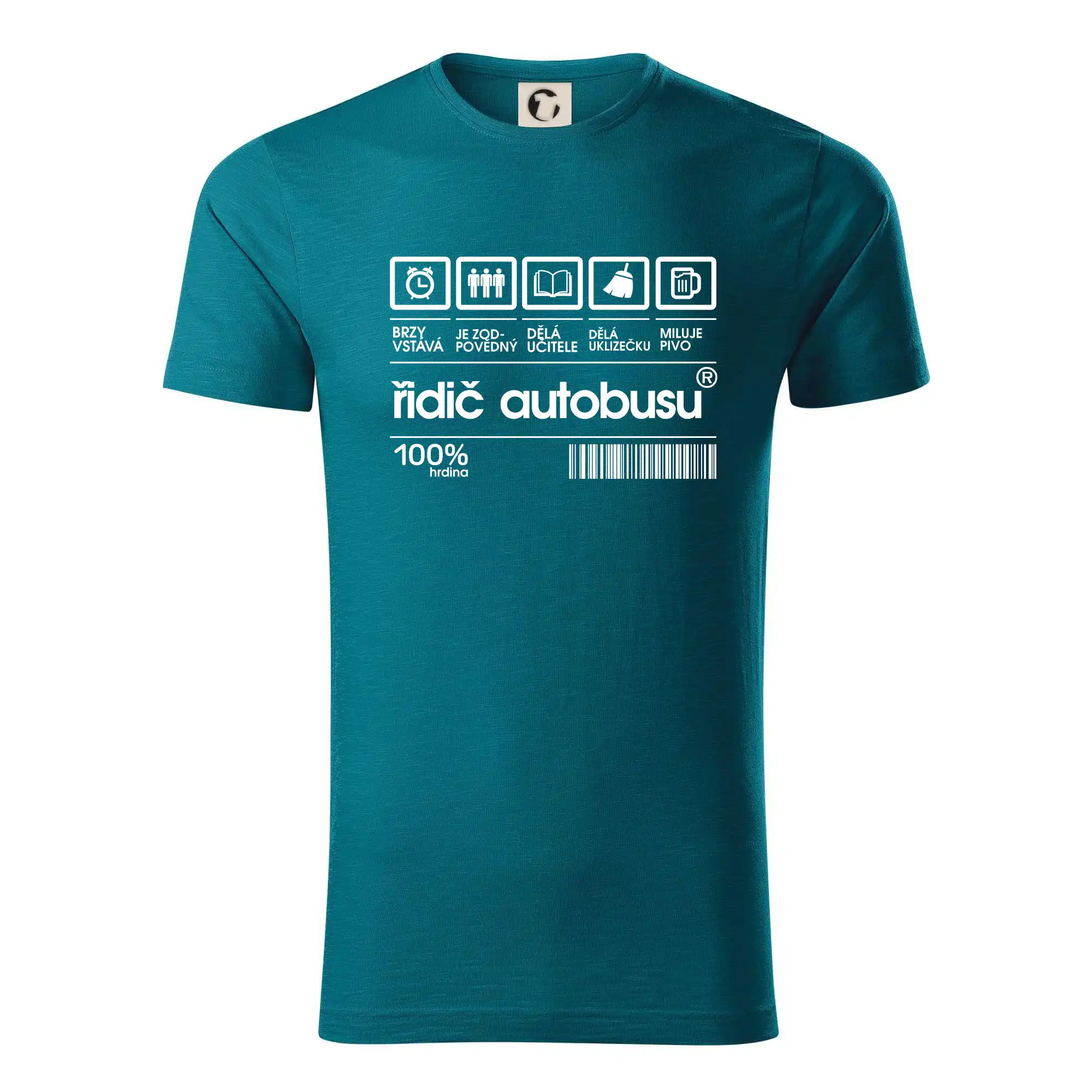 Čárový kód řidič autobusu