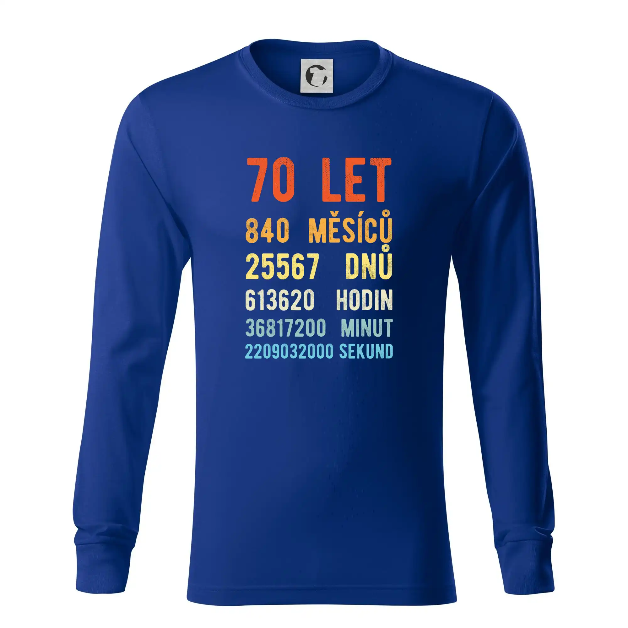 Narozeniny 70 přepočet času