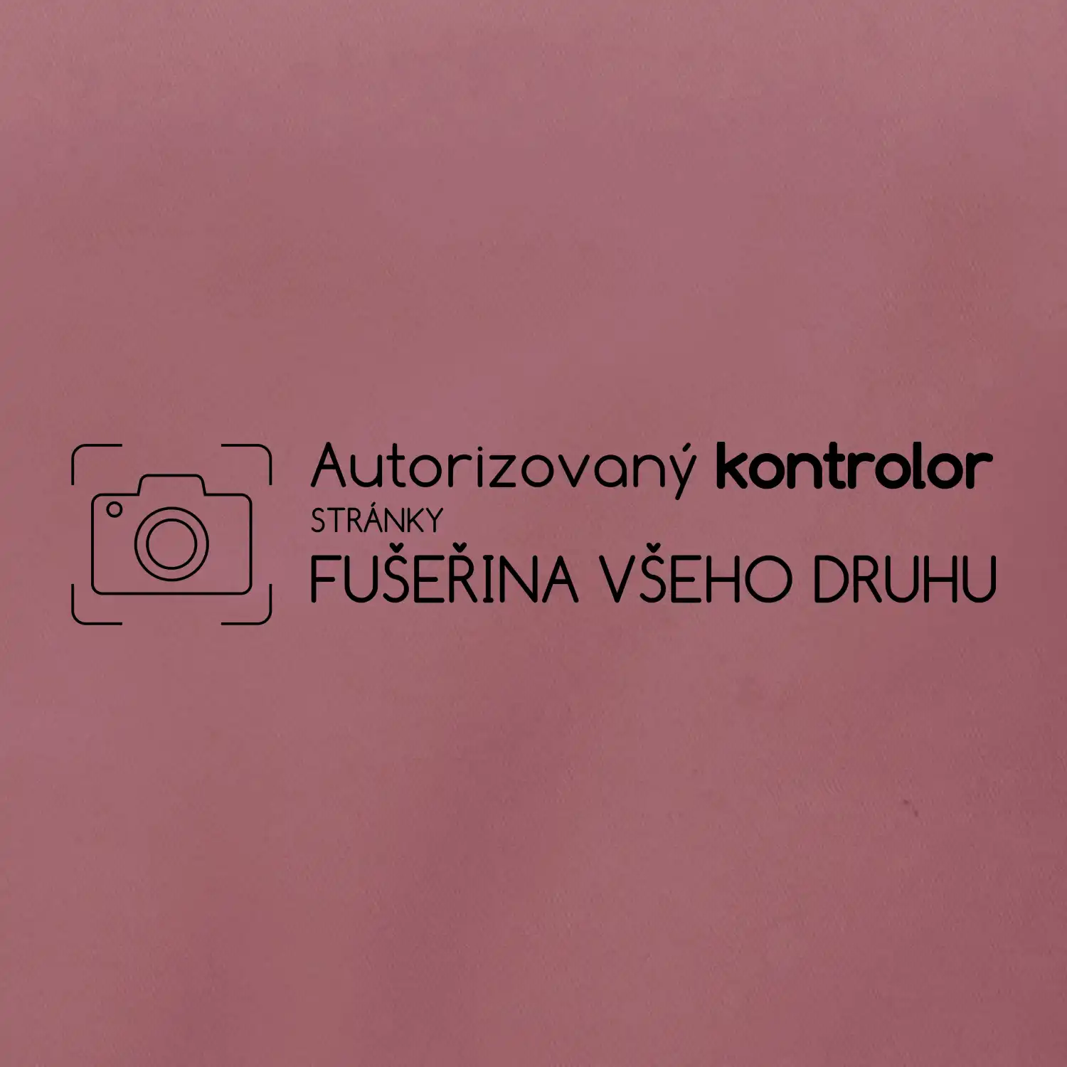 Autorizovaný kontrolor stránky fušeřina všeho druhu