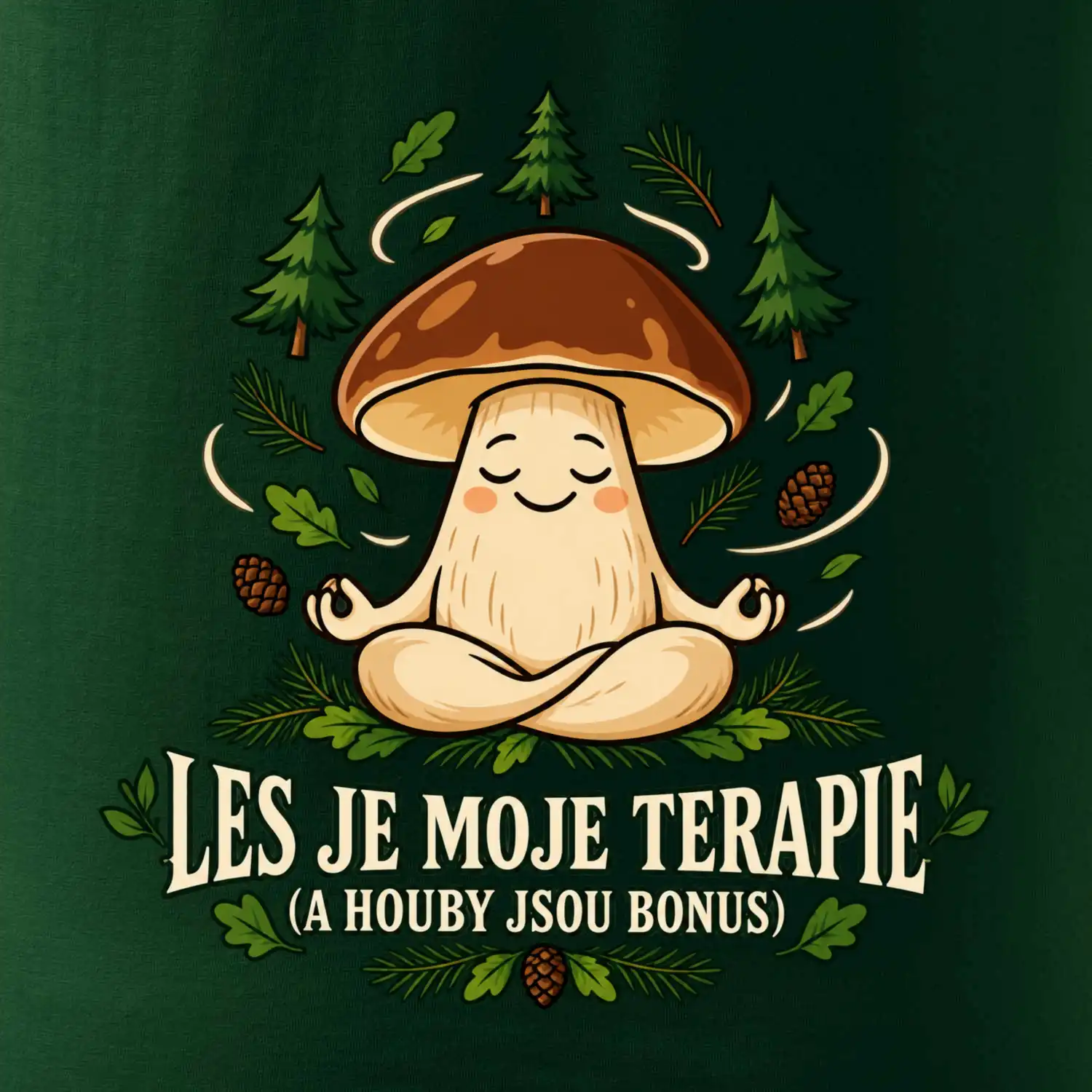 Les je moje terapie, houby jsou bonus