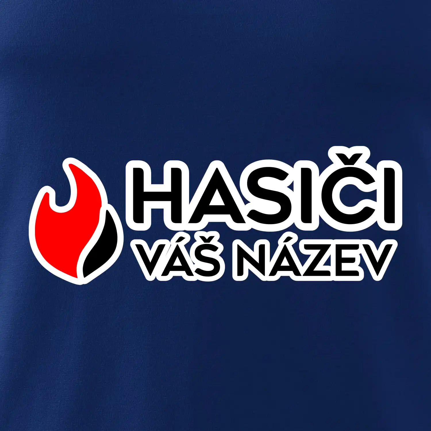 Hasiči půlený oheň - vlastní název