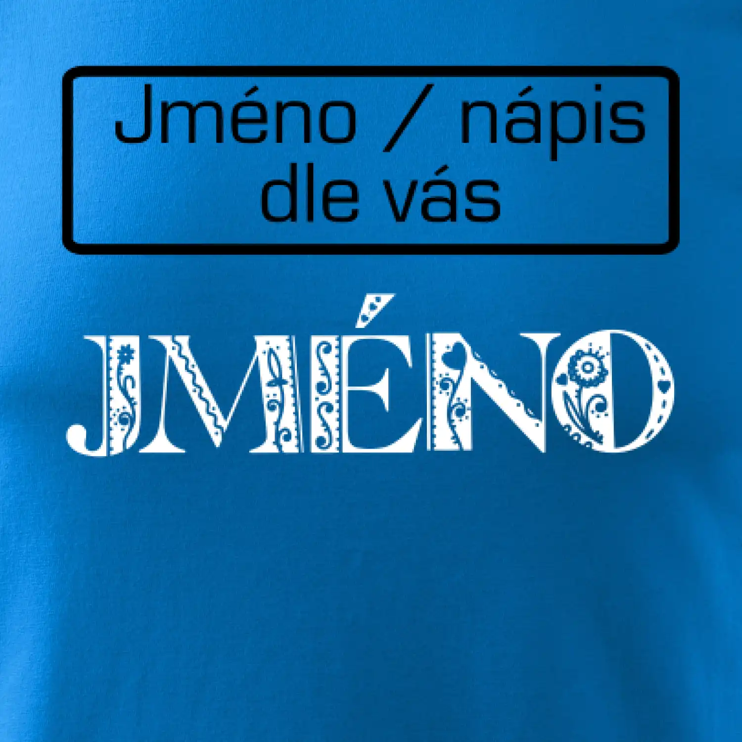 Folklor - jméno - nápis