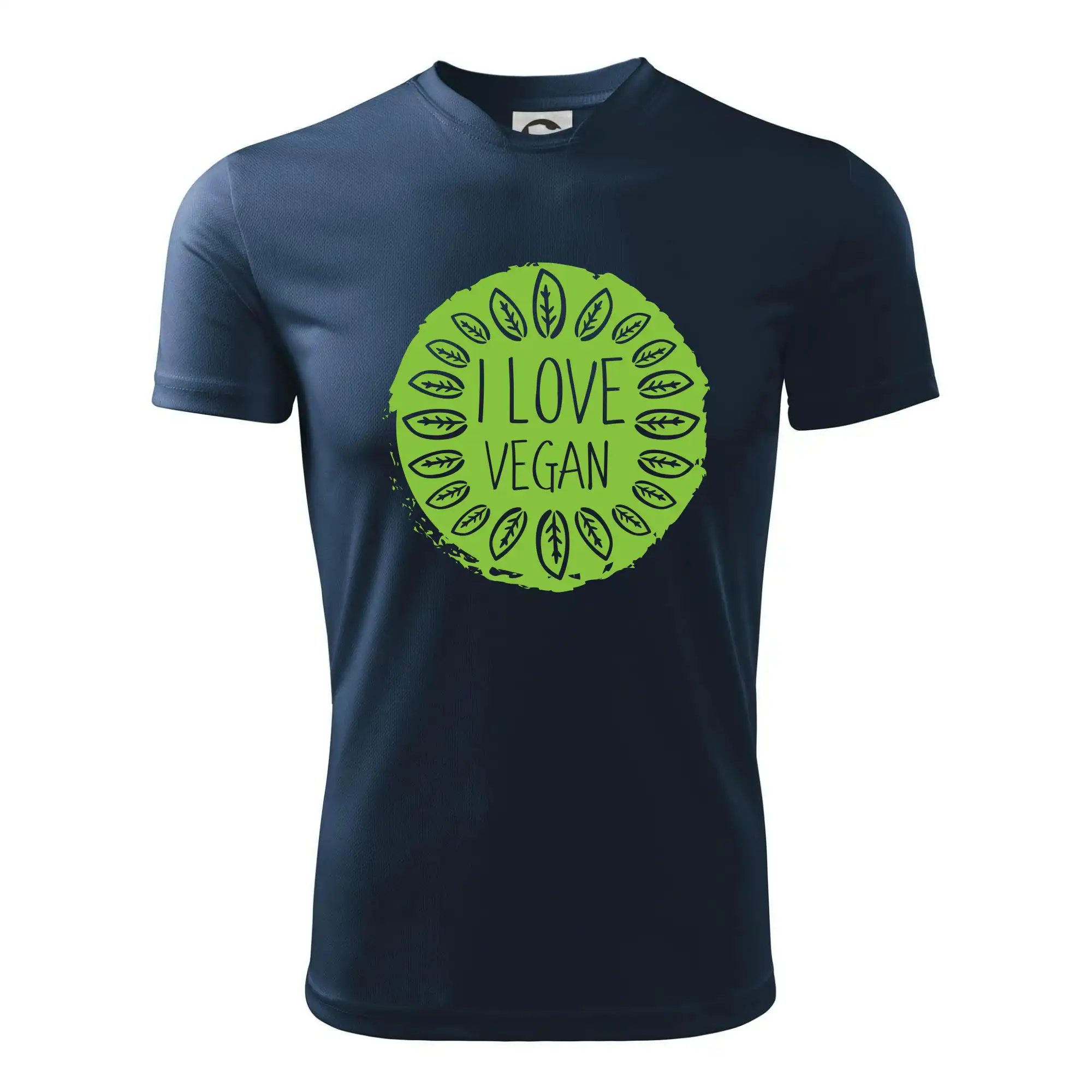 I love vegan v kruhu