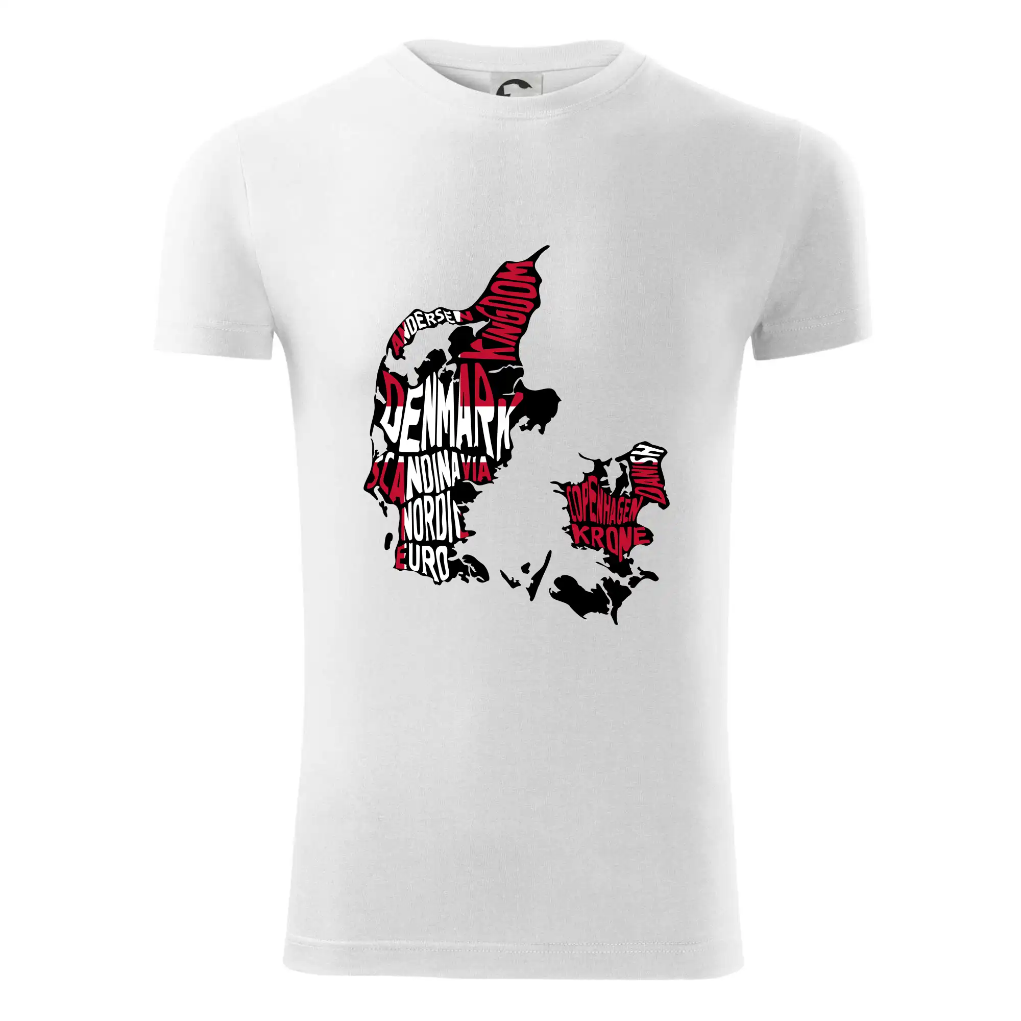 Mapy - názvy měst - Dánsko