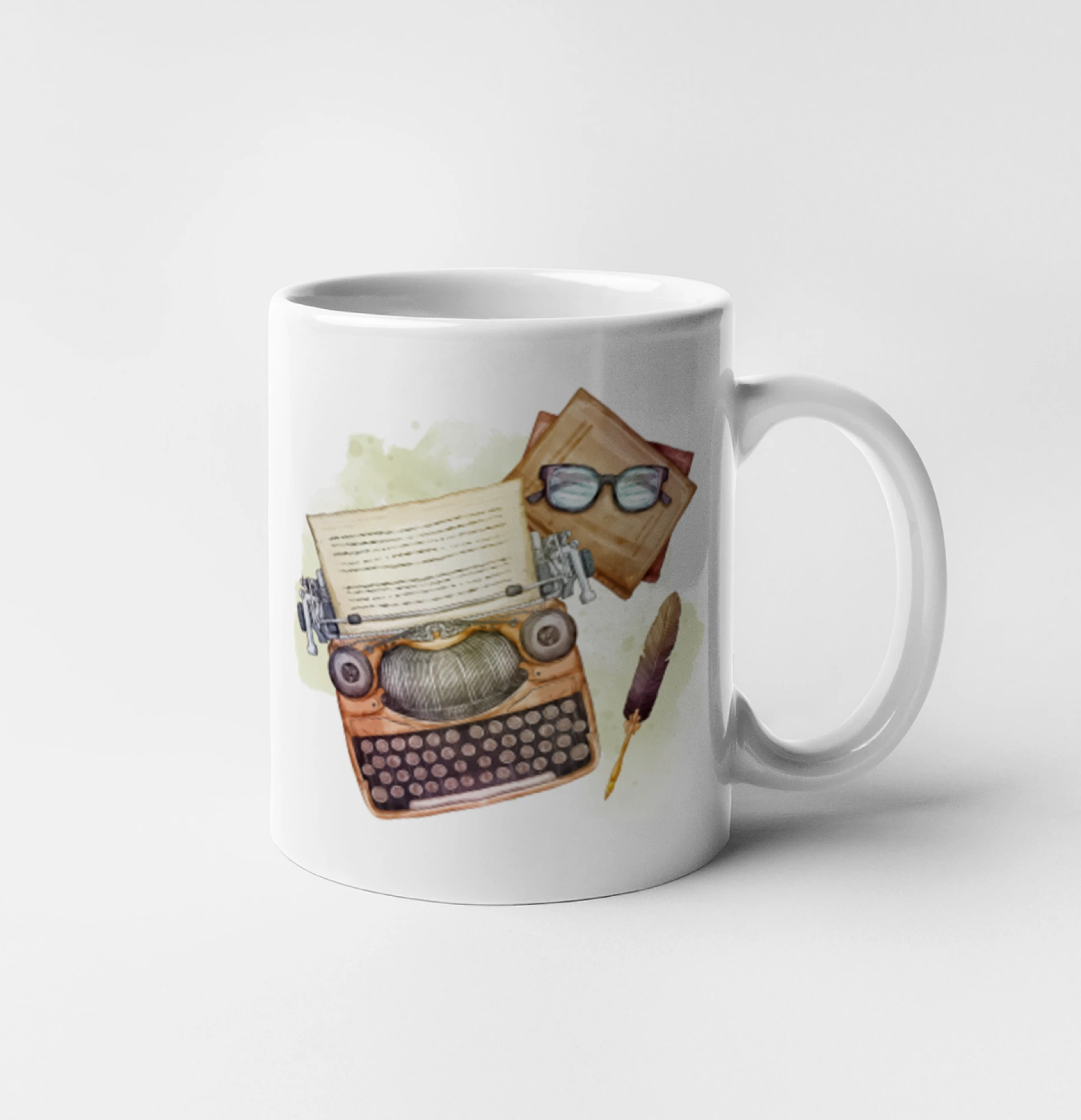 Knihy a psací stroj