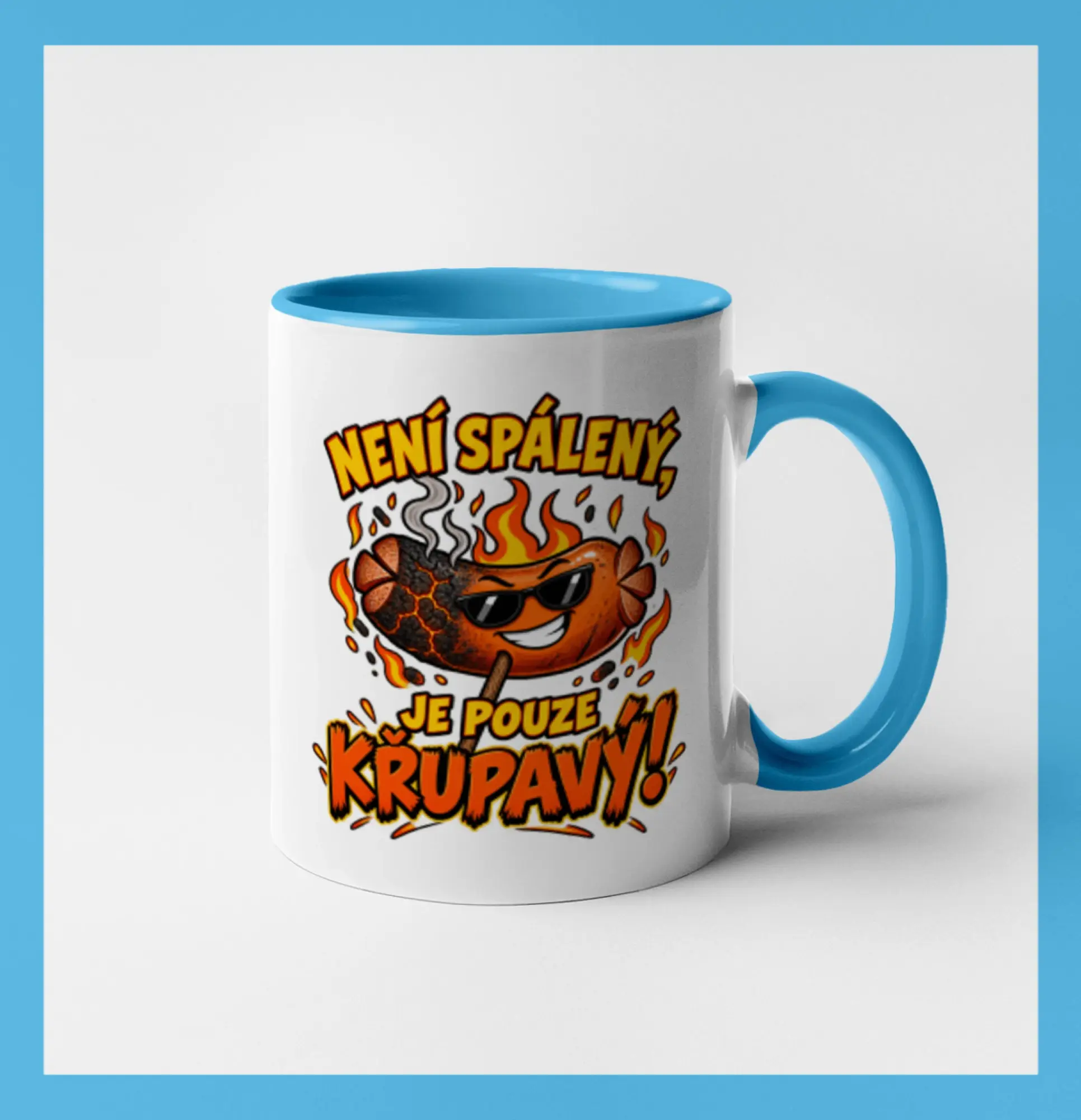 Není spálený, je pouze křupavý!
