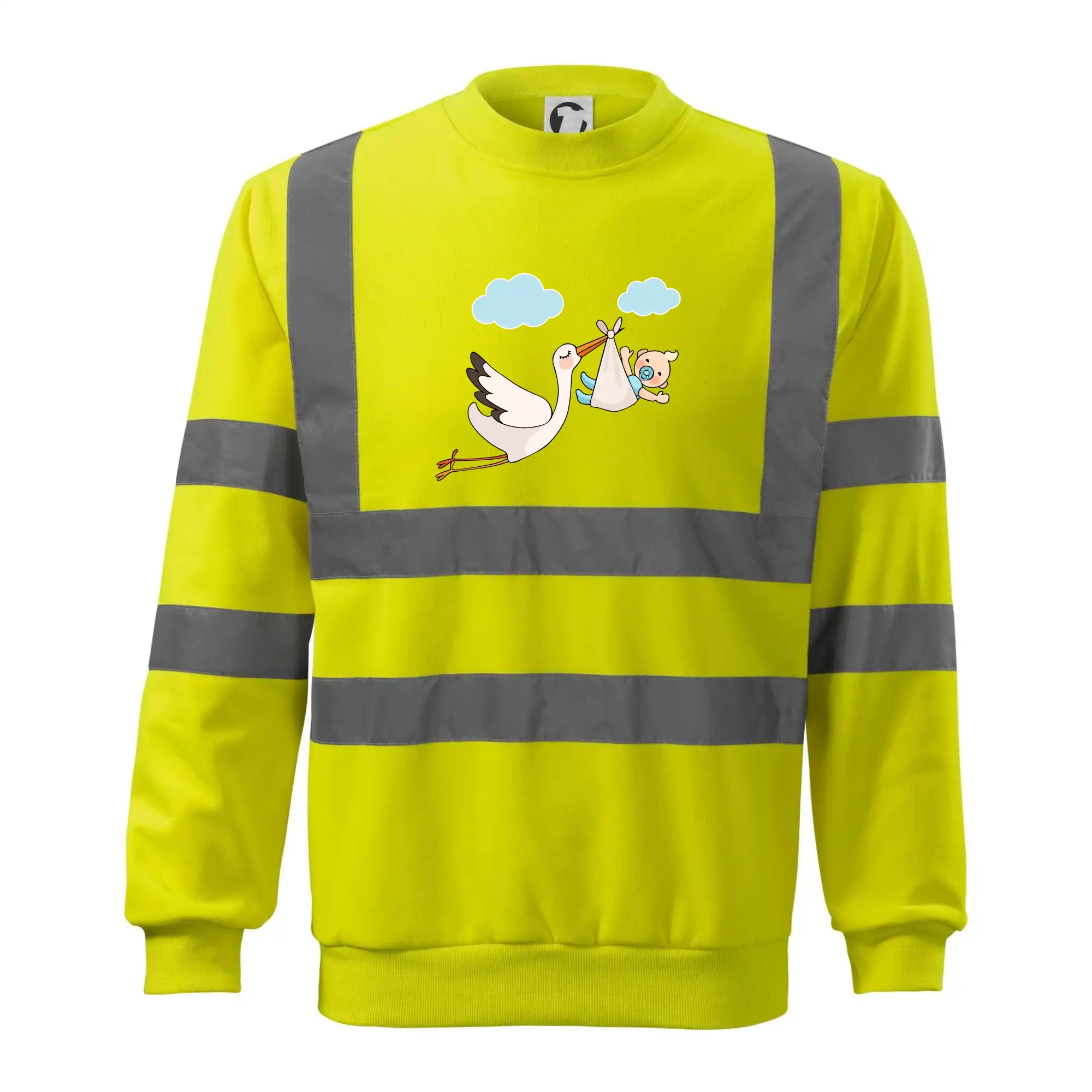 Čáp čekáme miminko - kluk