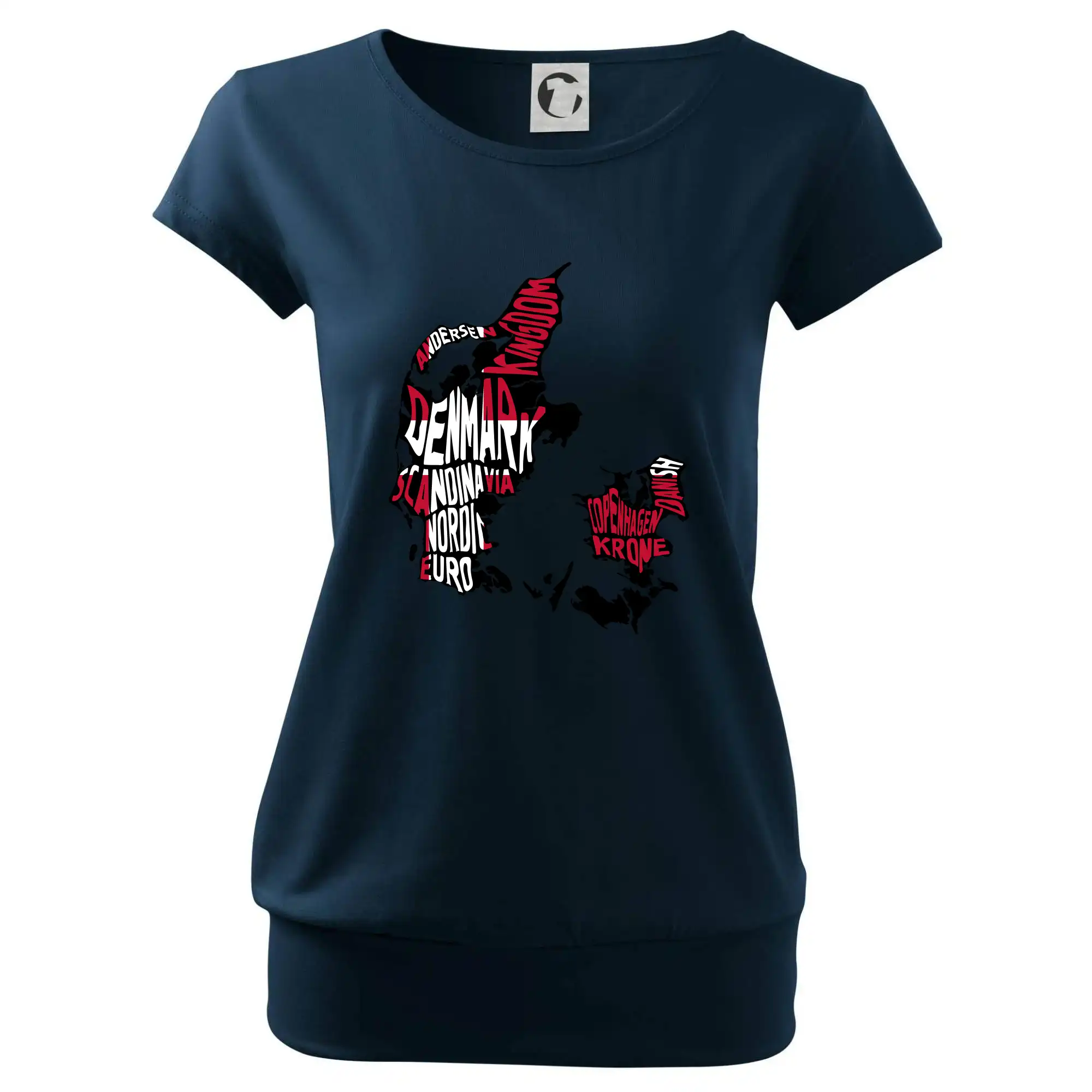 Mapy - názvy měst - Dánsko