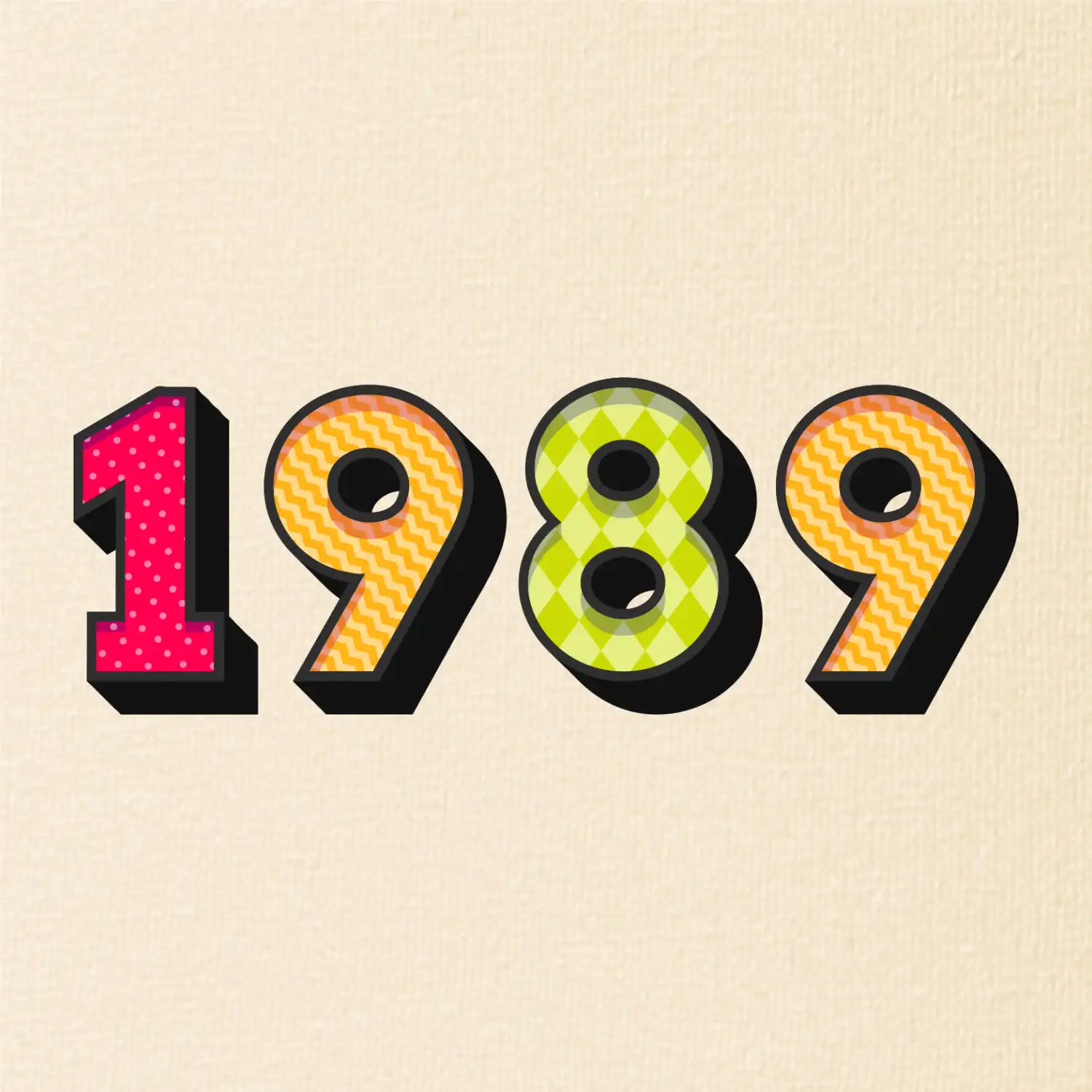 Ročník barevné čísla se stínem