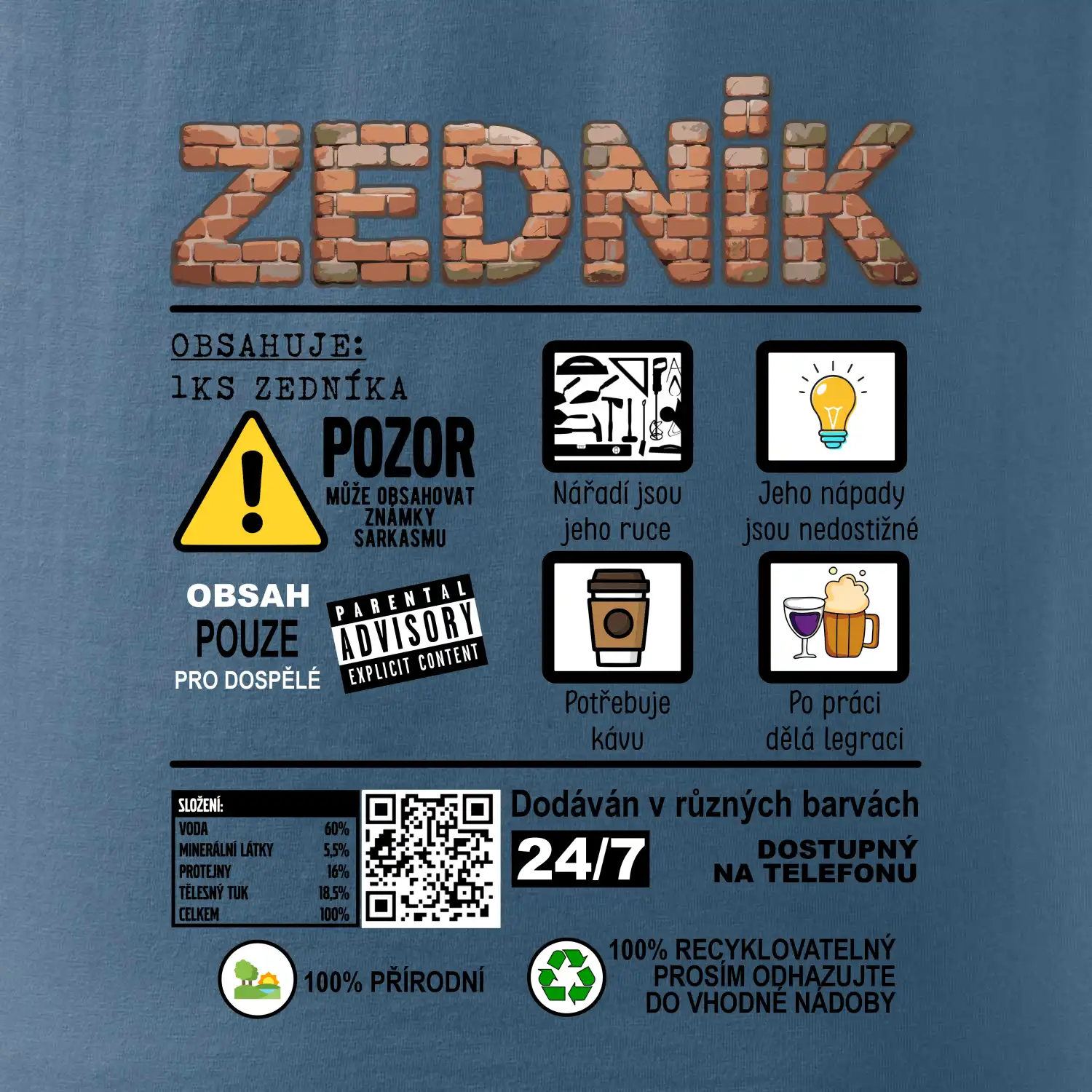 Profese - informace o produktu - ZEDNÍK