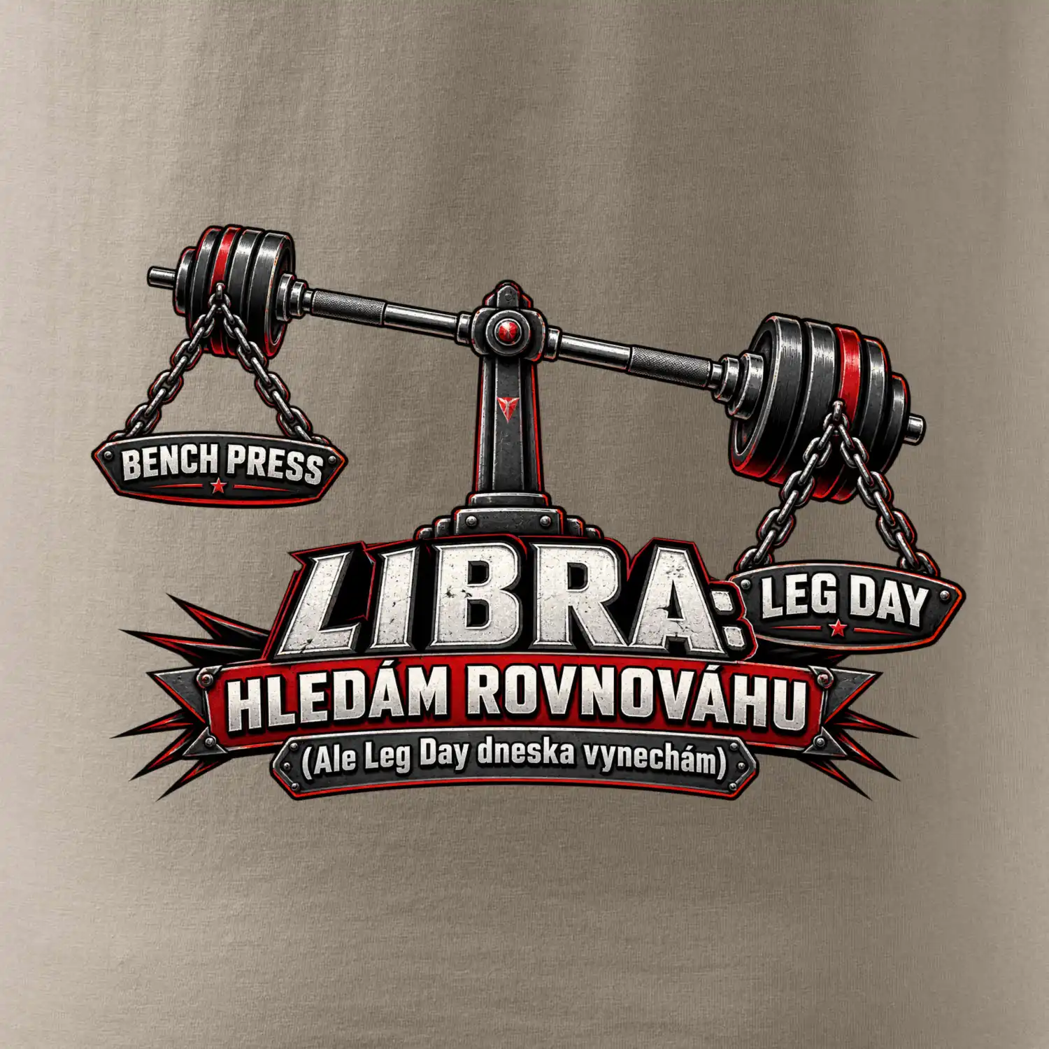 Váhy Leg Day vs Bench Press