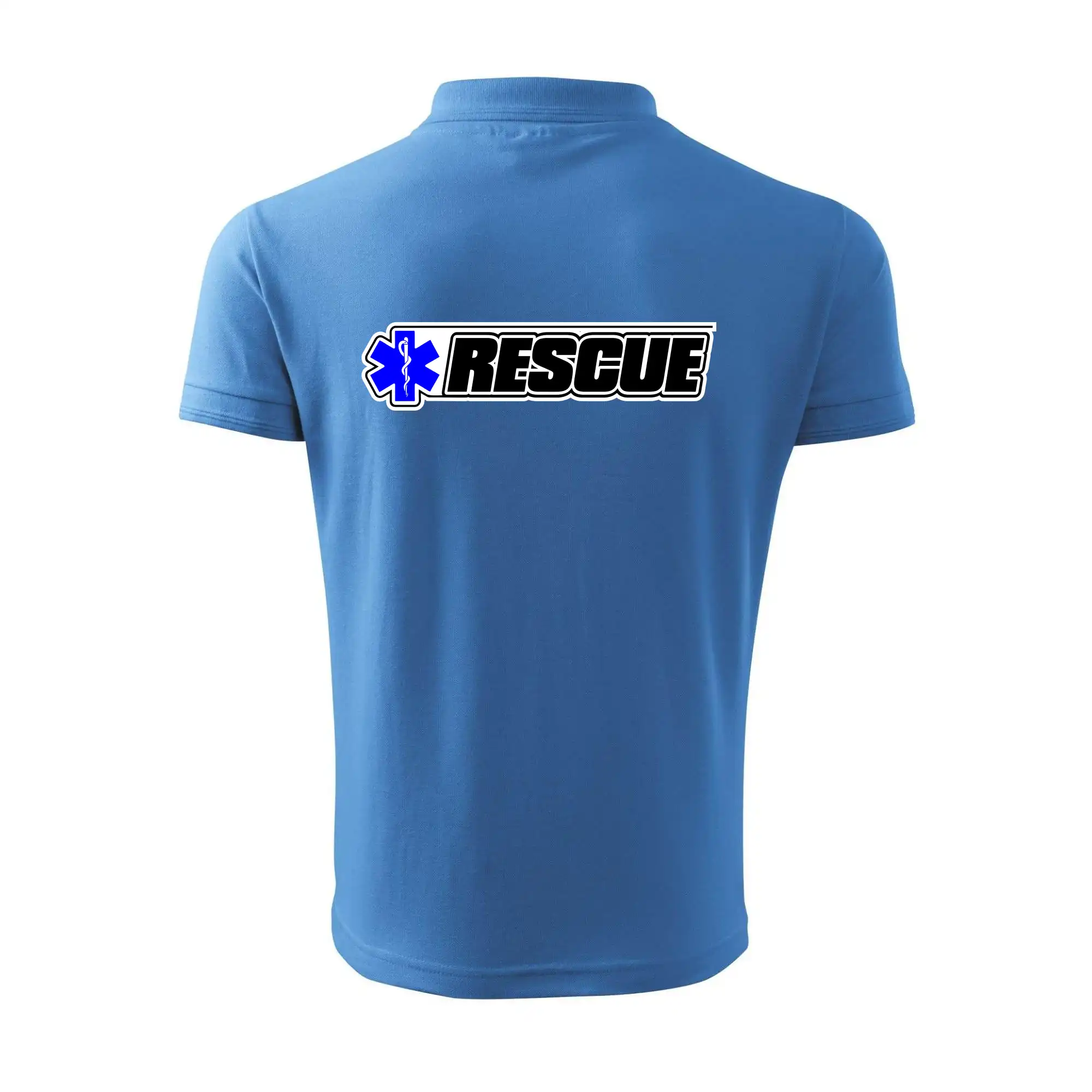 Záchranář rescue kříž modrý