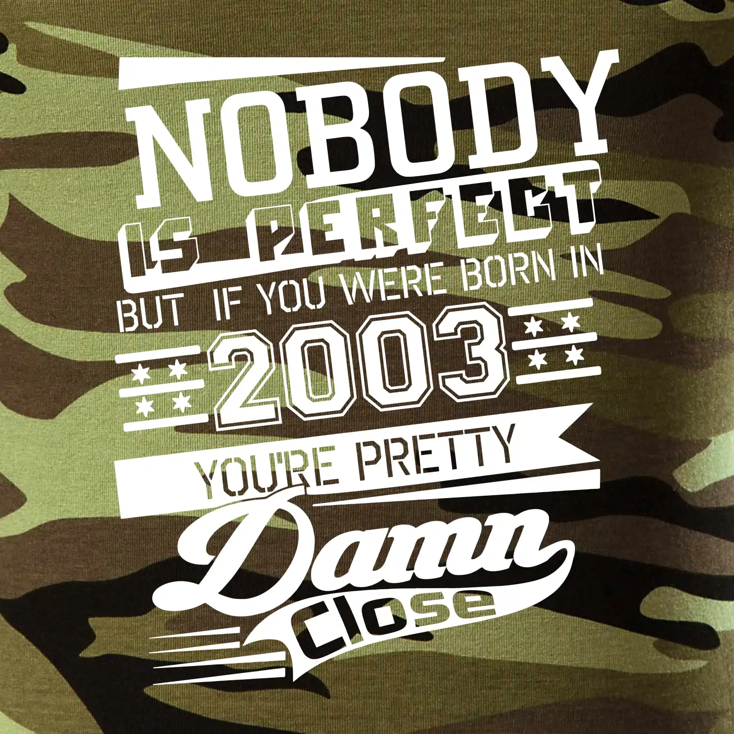 Nobody is perfect - 2003