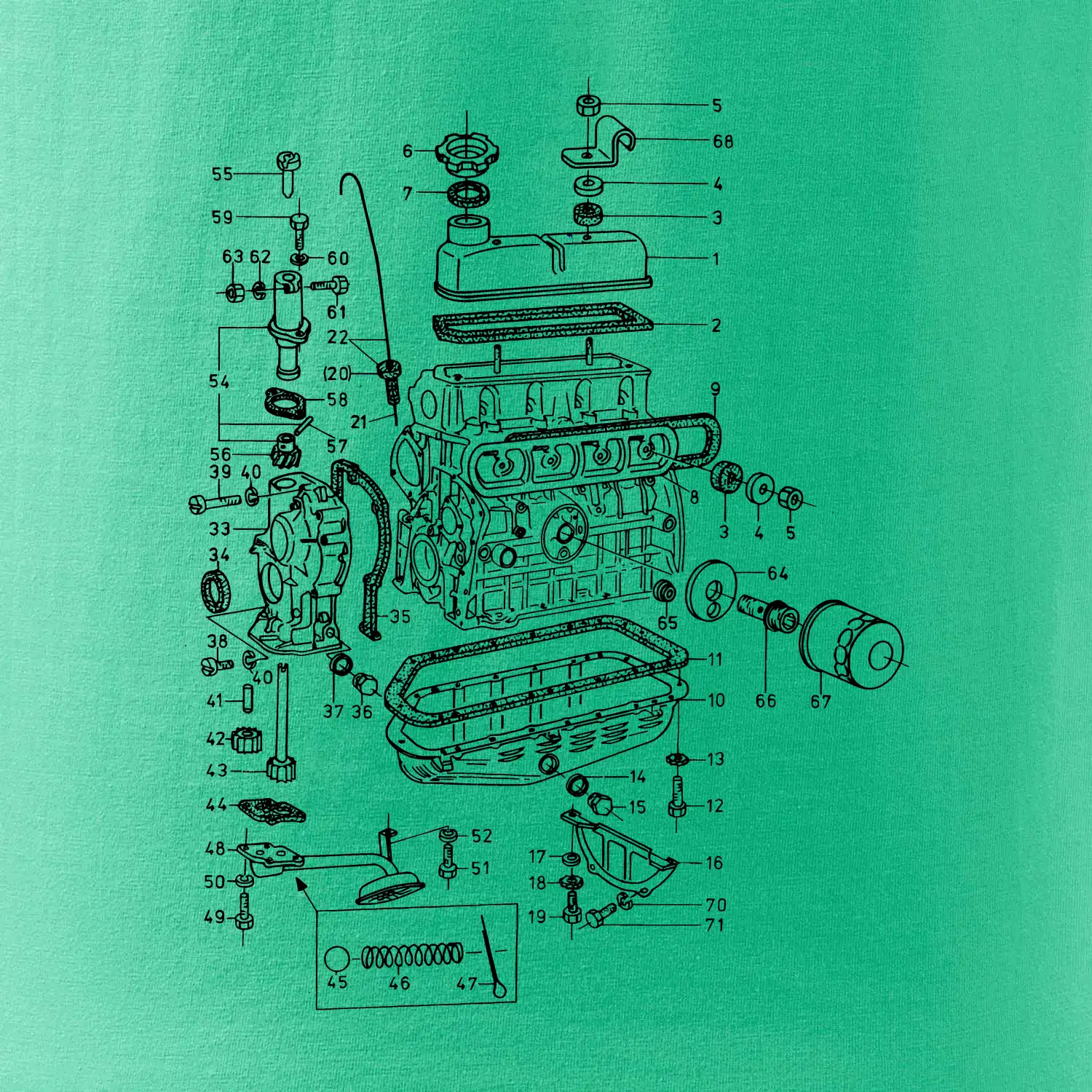 Motor škoda 105-136