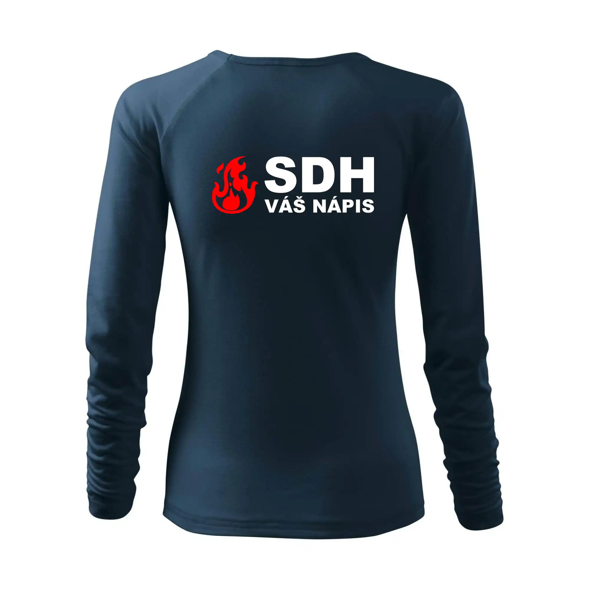 SDH nápis (oheň, firesport, název sboru - vlastní nápis)