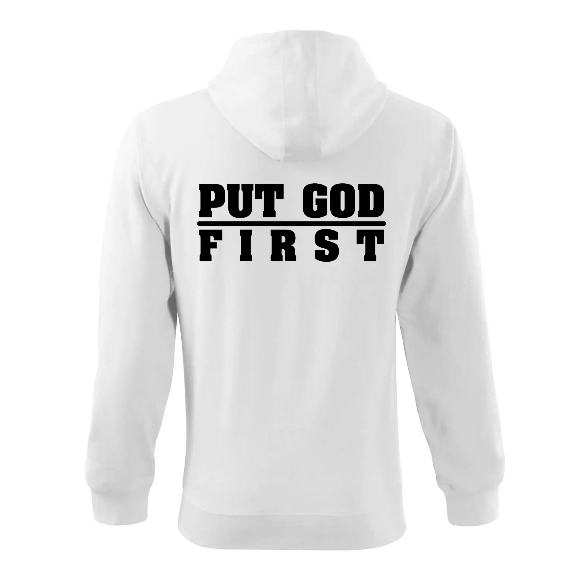 Put God first tlustý nápis