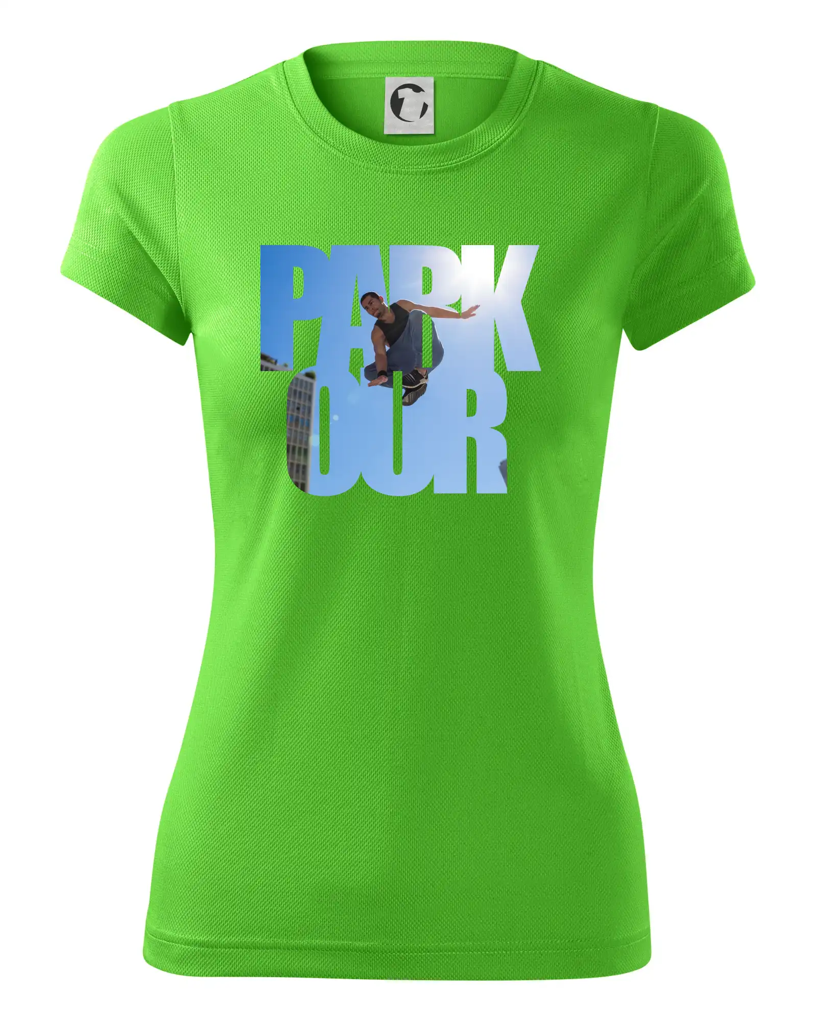 Parkour nápis nebe