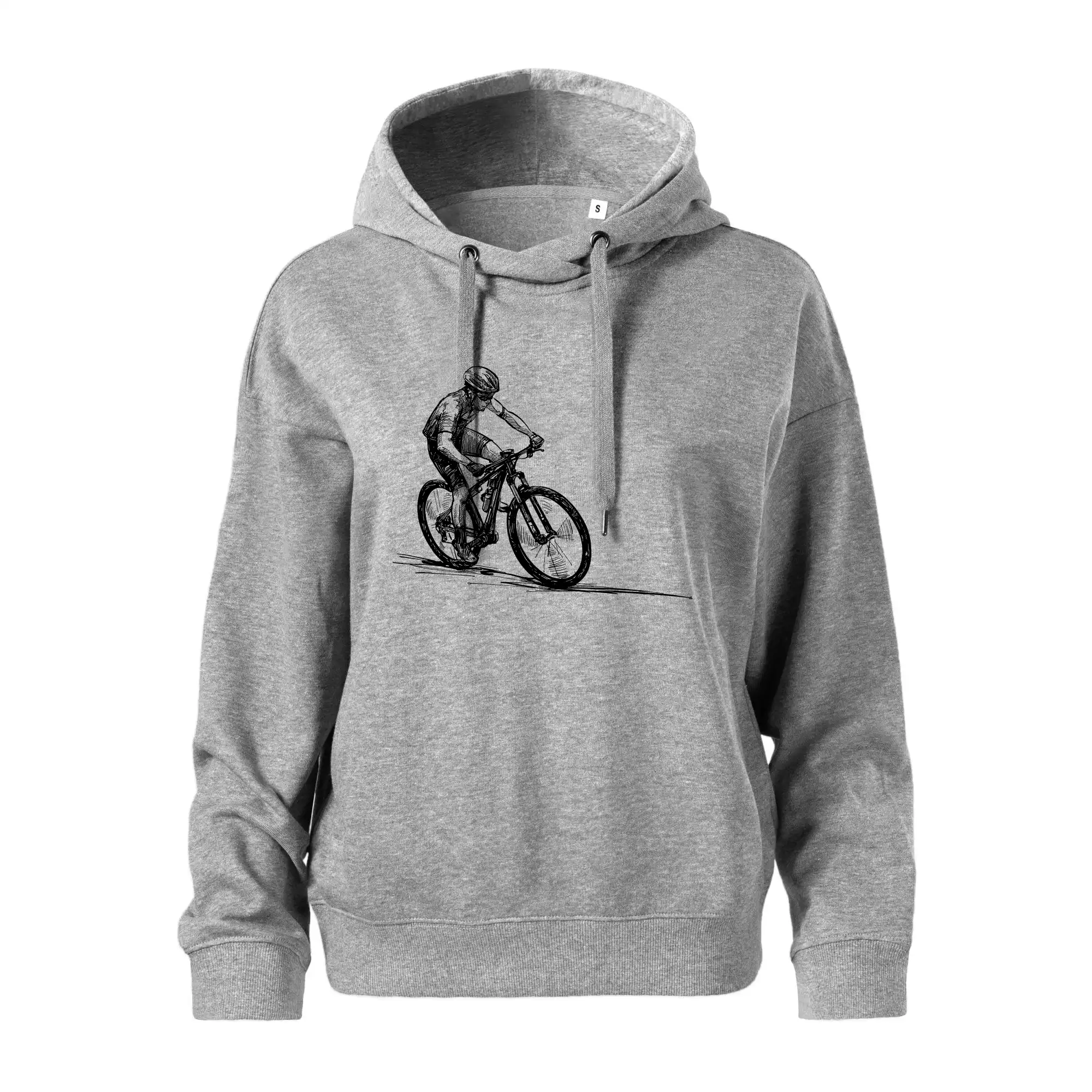 MTB kreslený cyklista