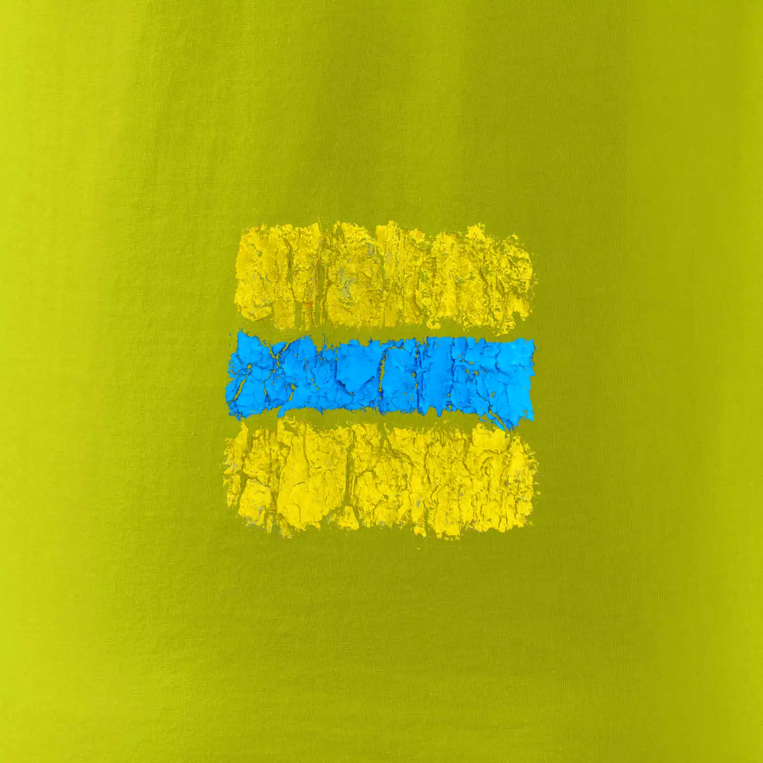 Turistická Cyklo značka - žluto modrá