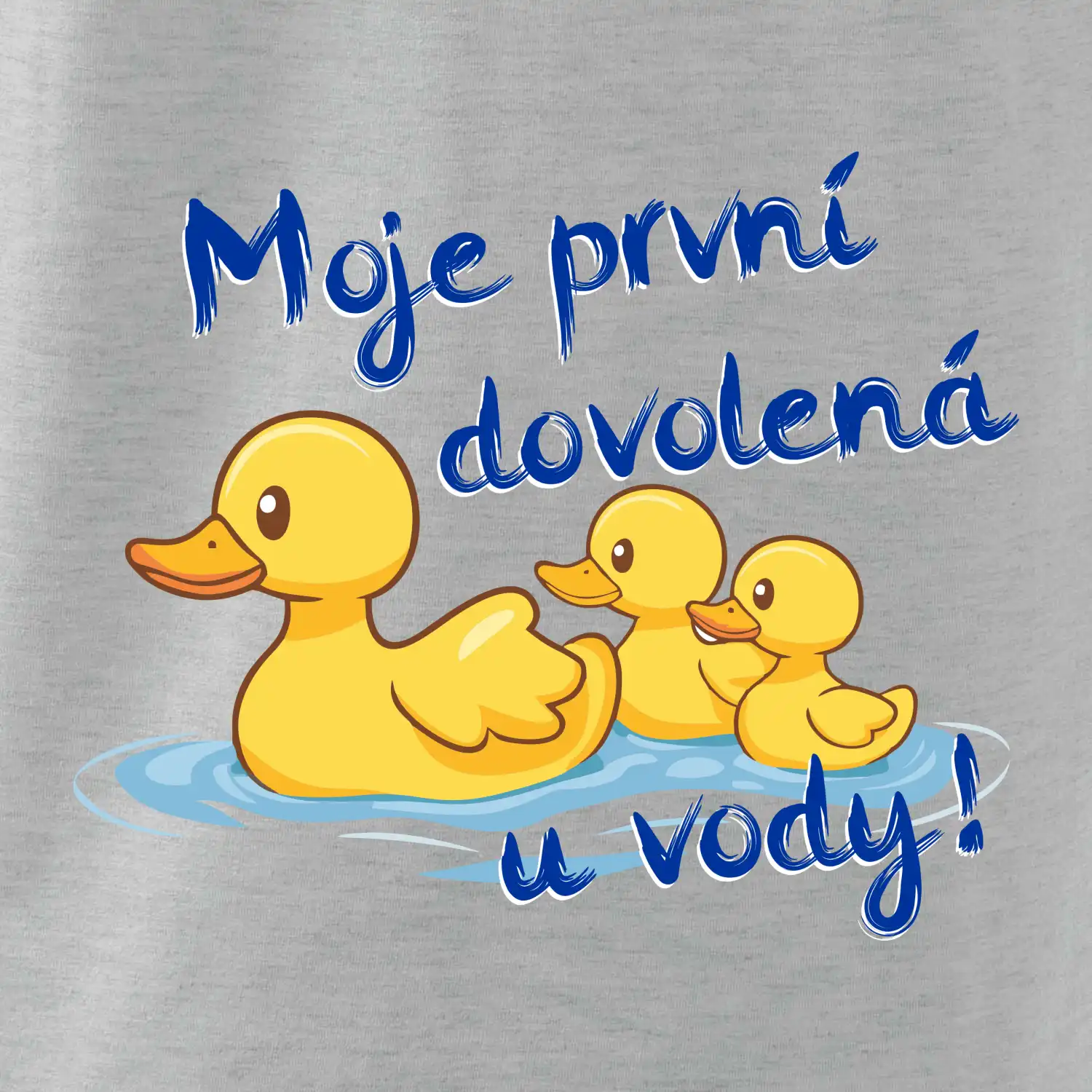 Moje první dovolená u vody - sourozenci