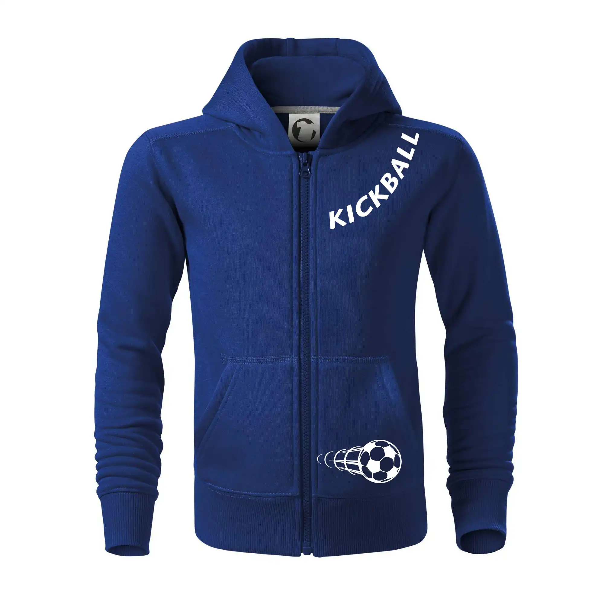 Kickball nápis šikmo