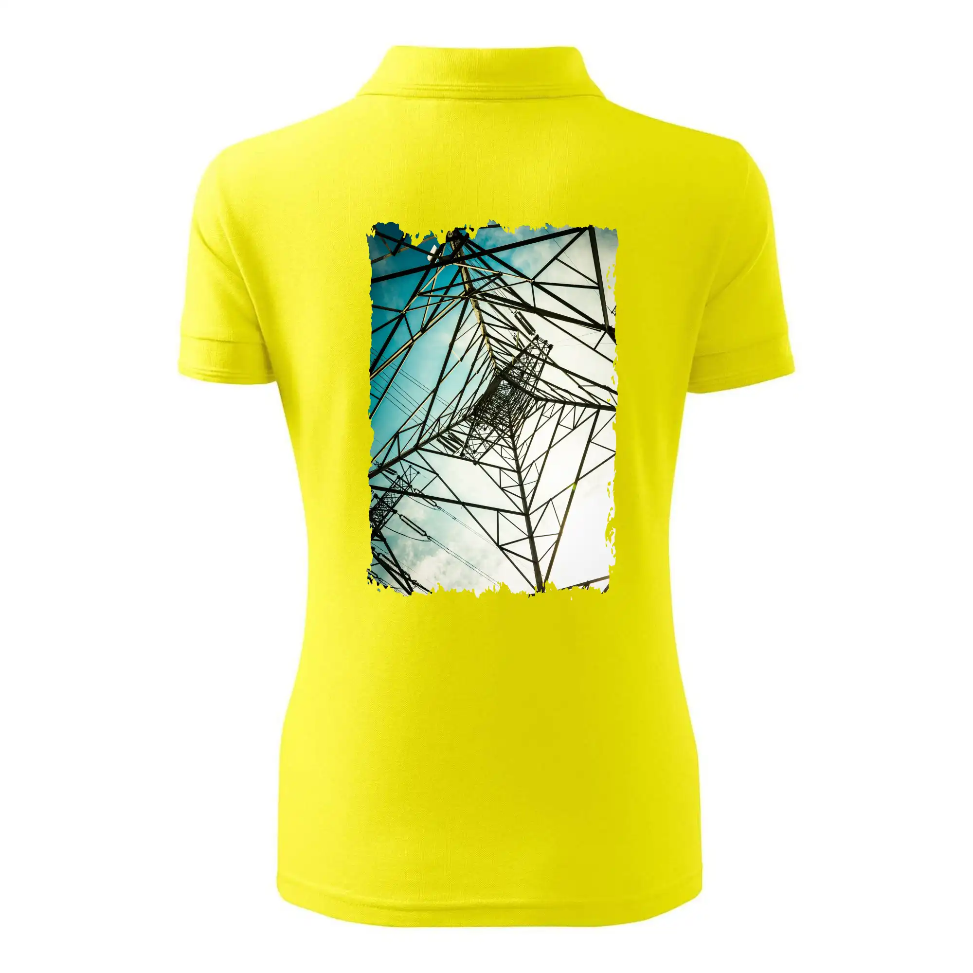 Barevné nebe - stožáry vysokého napětí