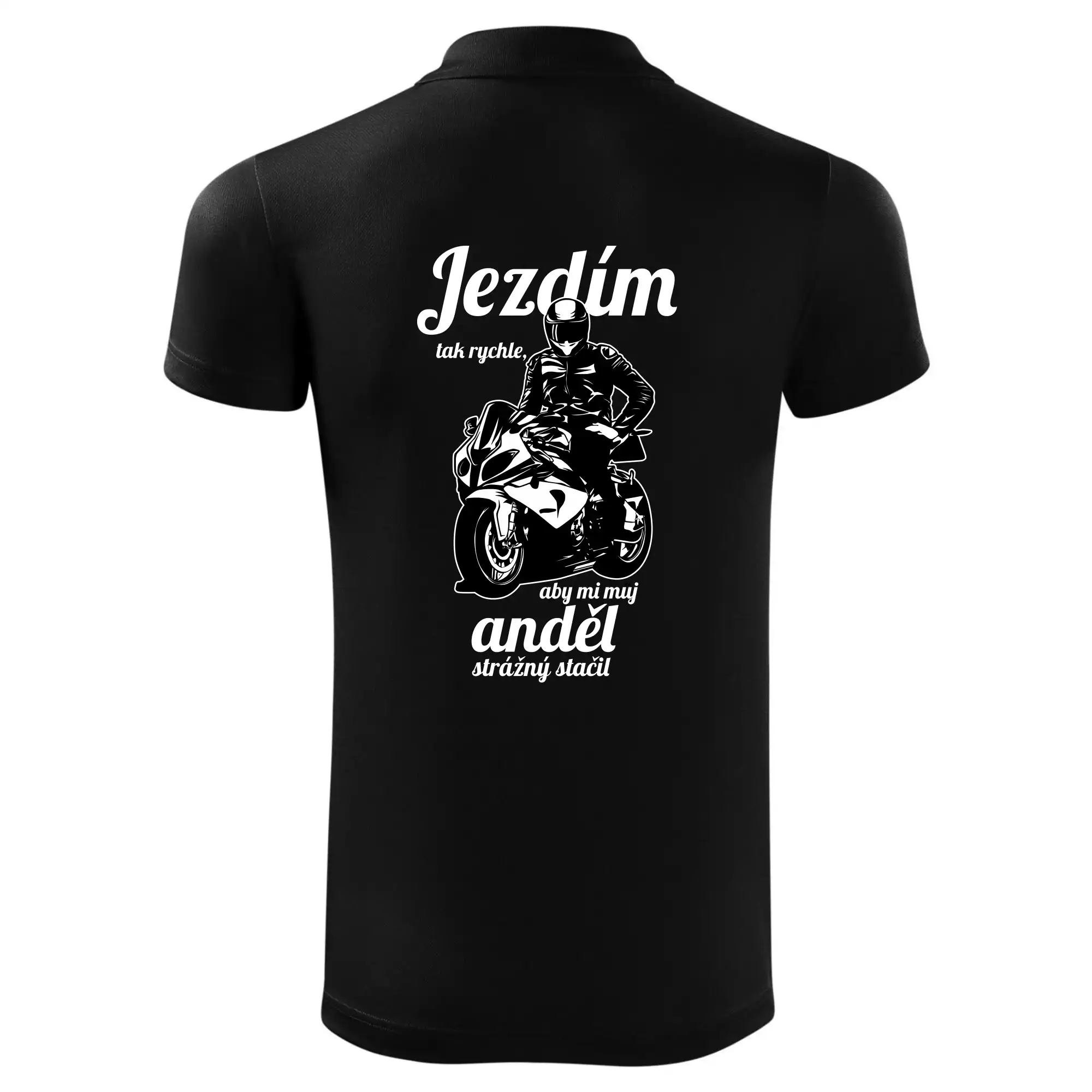 Silniční motorka - jezdím tak rychle, aby mi můj anděl strážný stačil