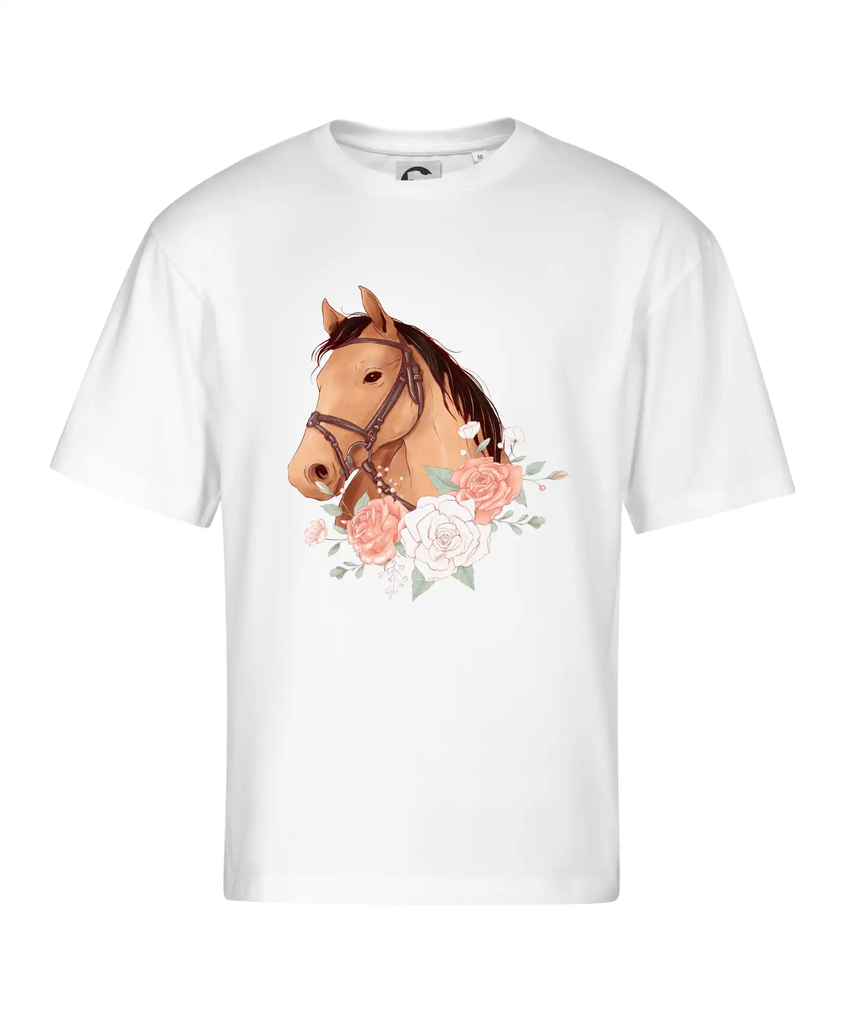 Hlava koně a růže