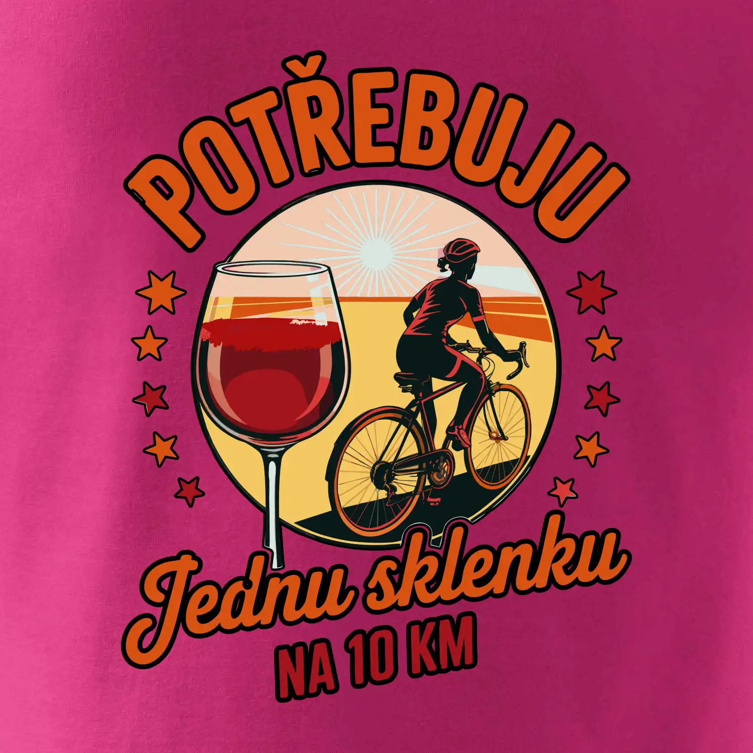 Potřebuju jednu sklenku na 10km