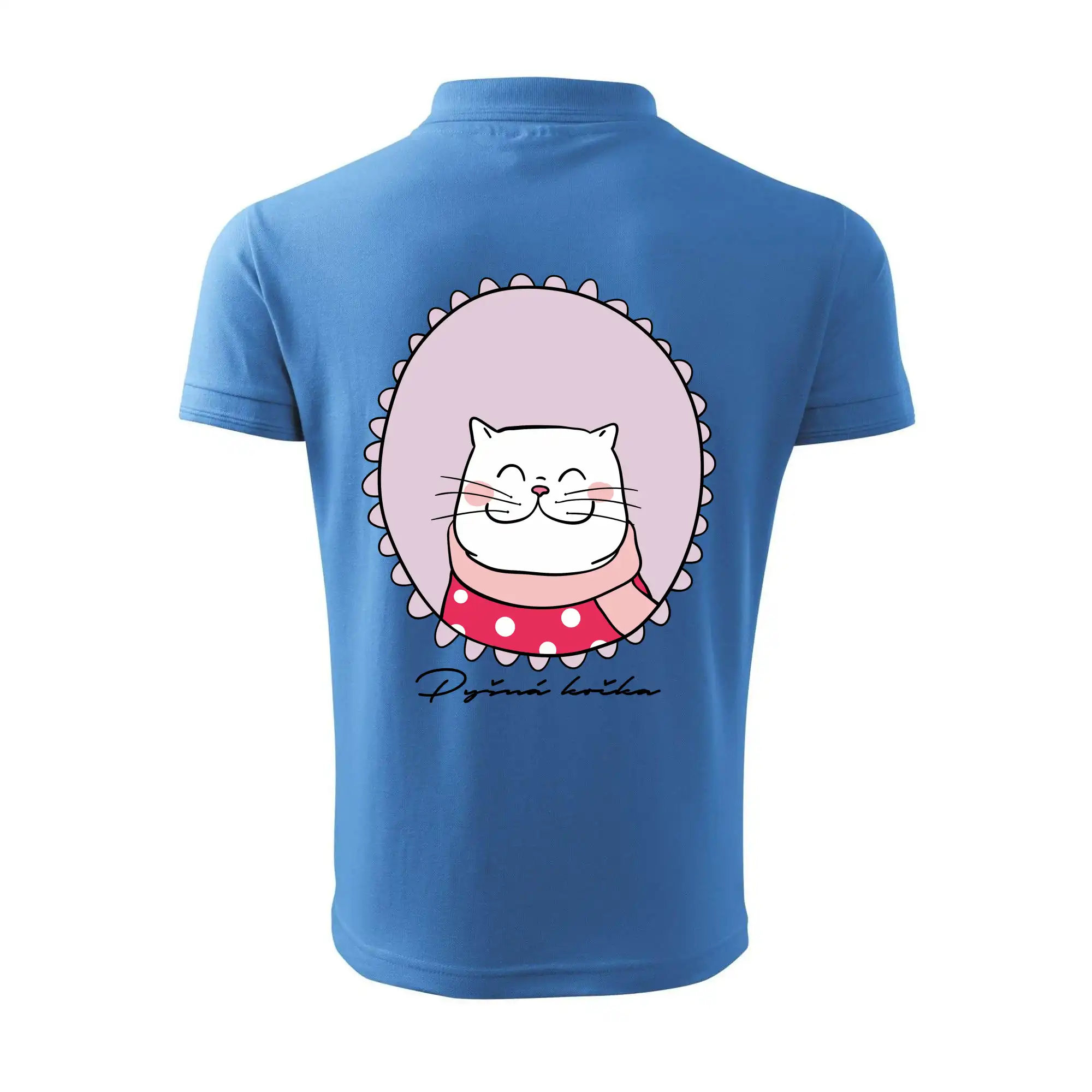 Pyšná kočka fialová