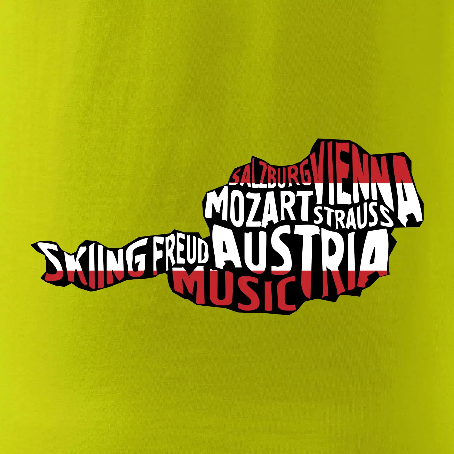 Mapy - názvy měst - Rakousko