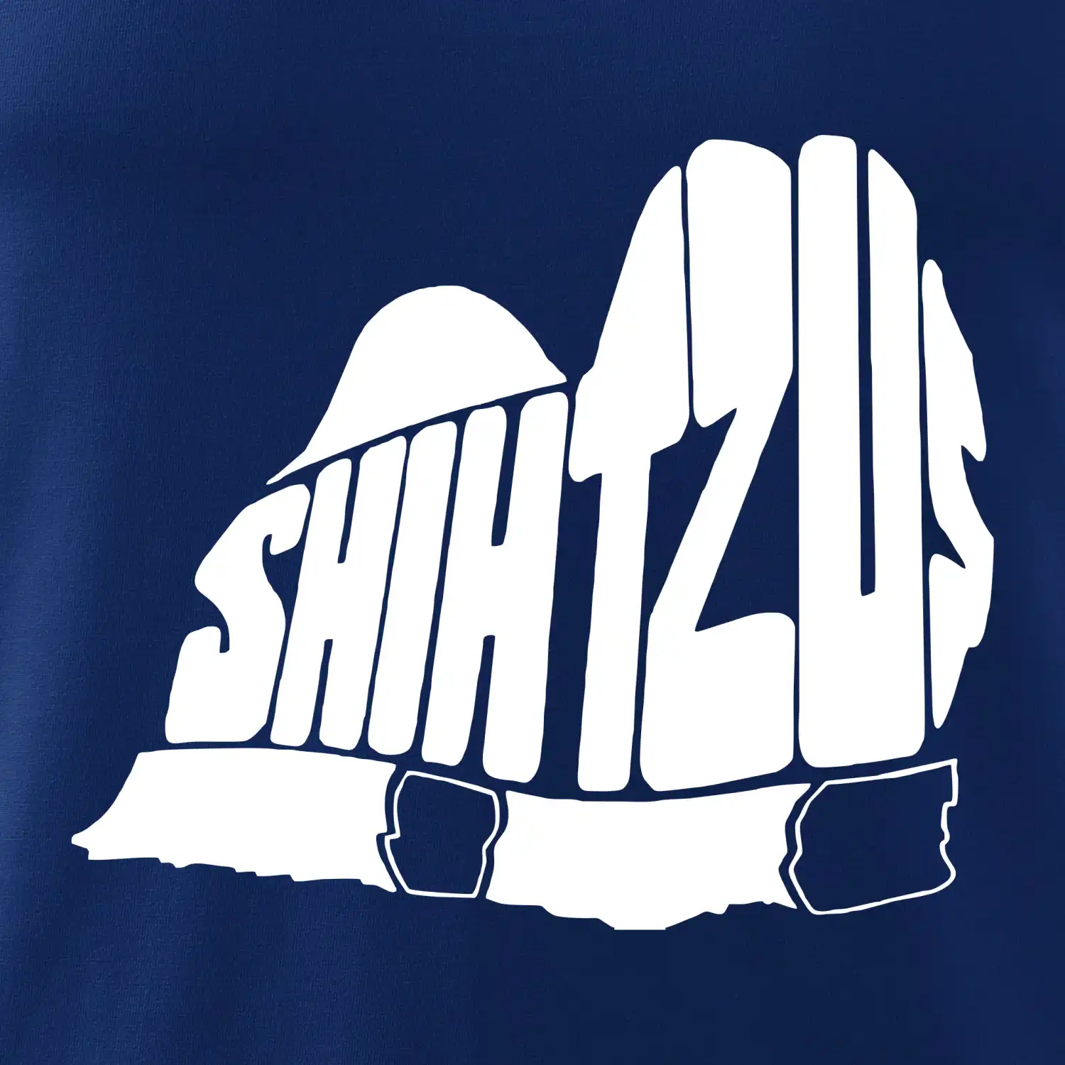 Shih-tzu - nápis v těle