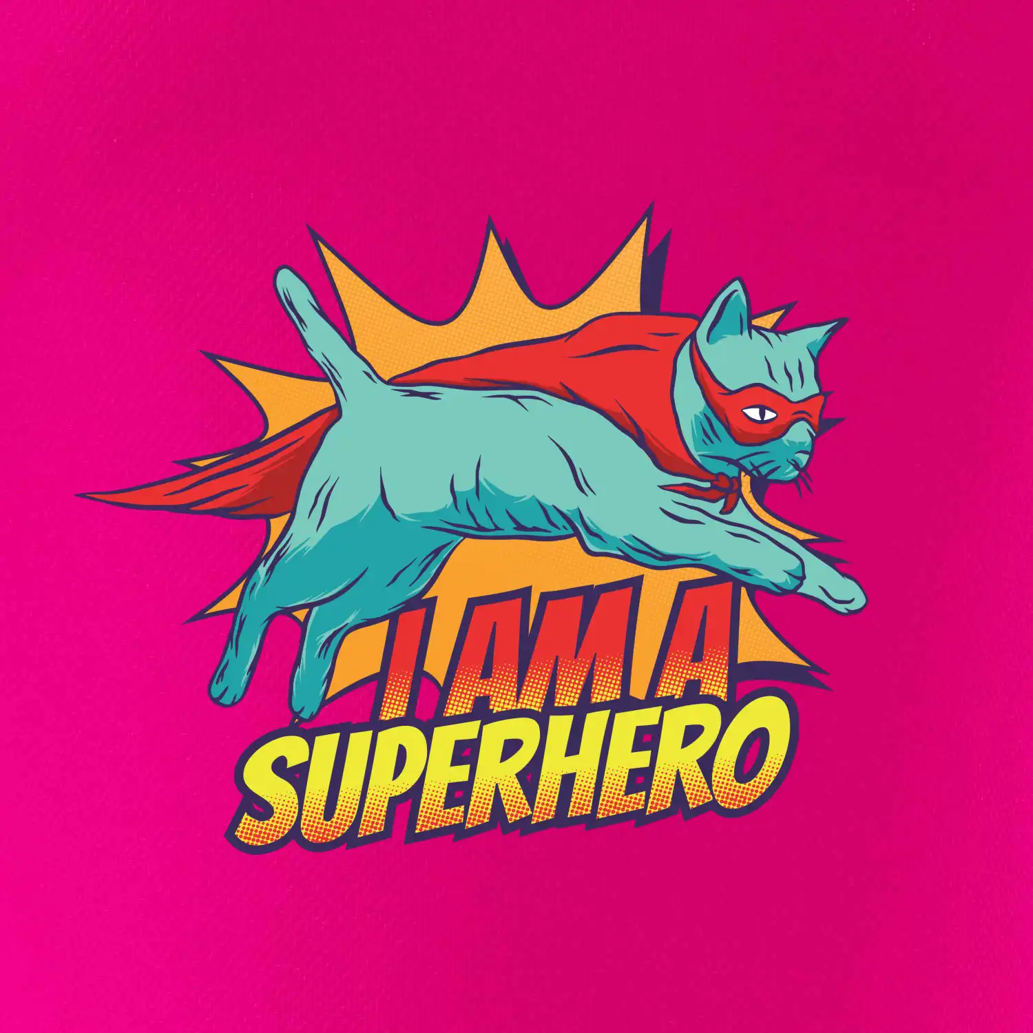 Kočka I am a Superhero