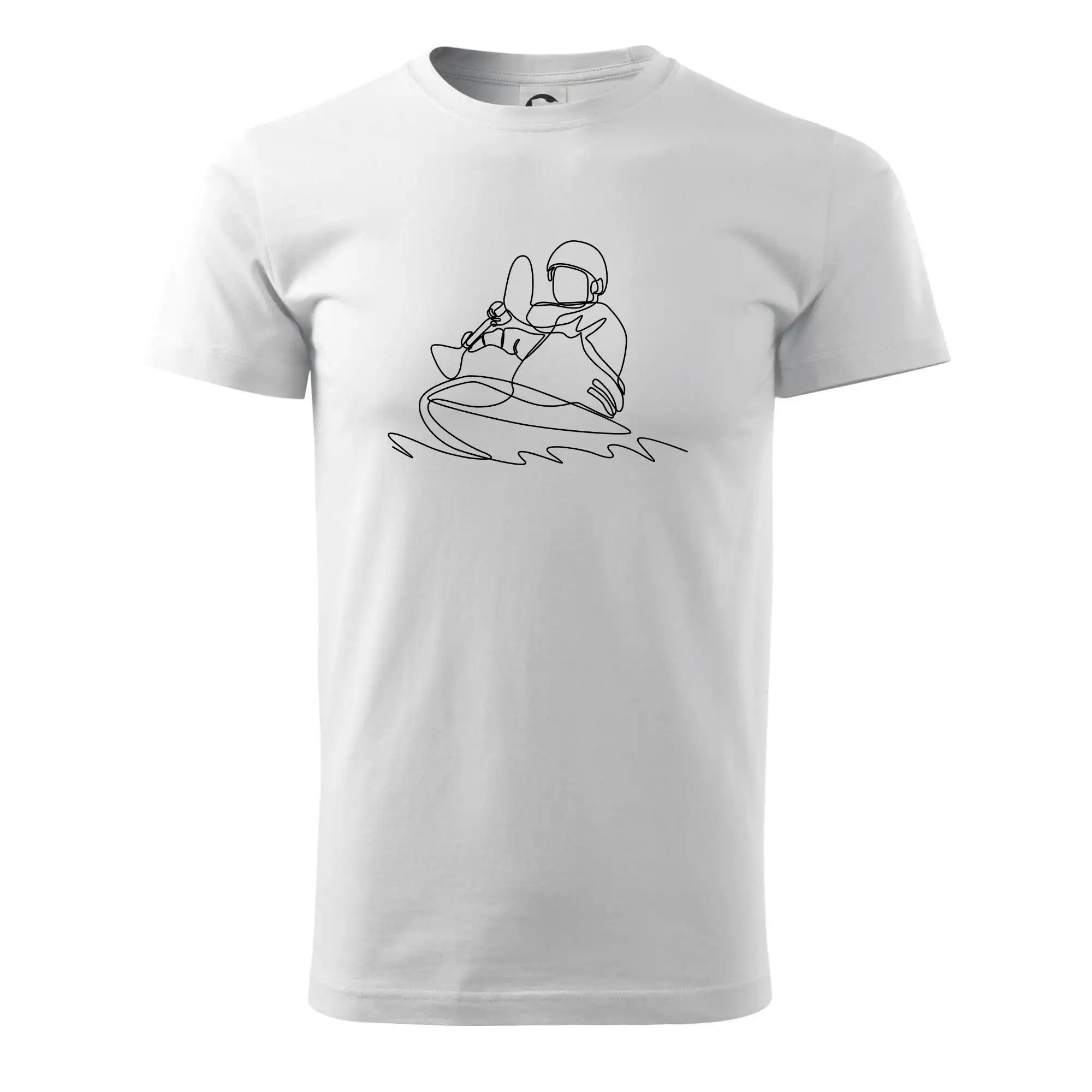 Kajak na vodě jedním tahem