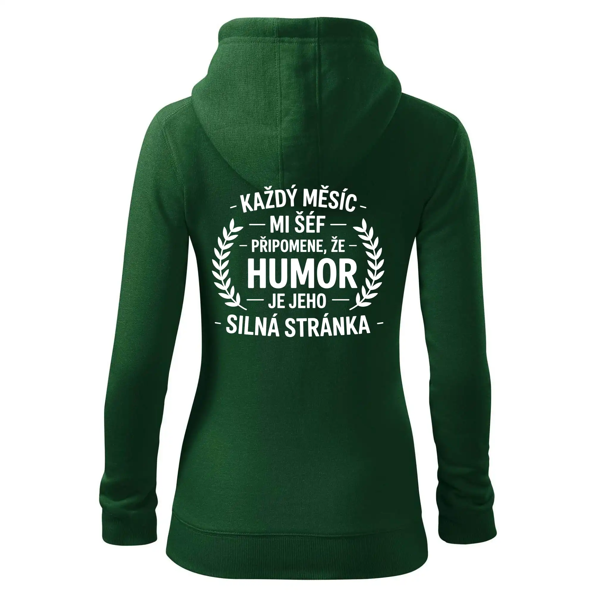 Každý měsíc mi šéf připomene, že humor je jeho silná stránka černě