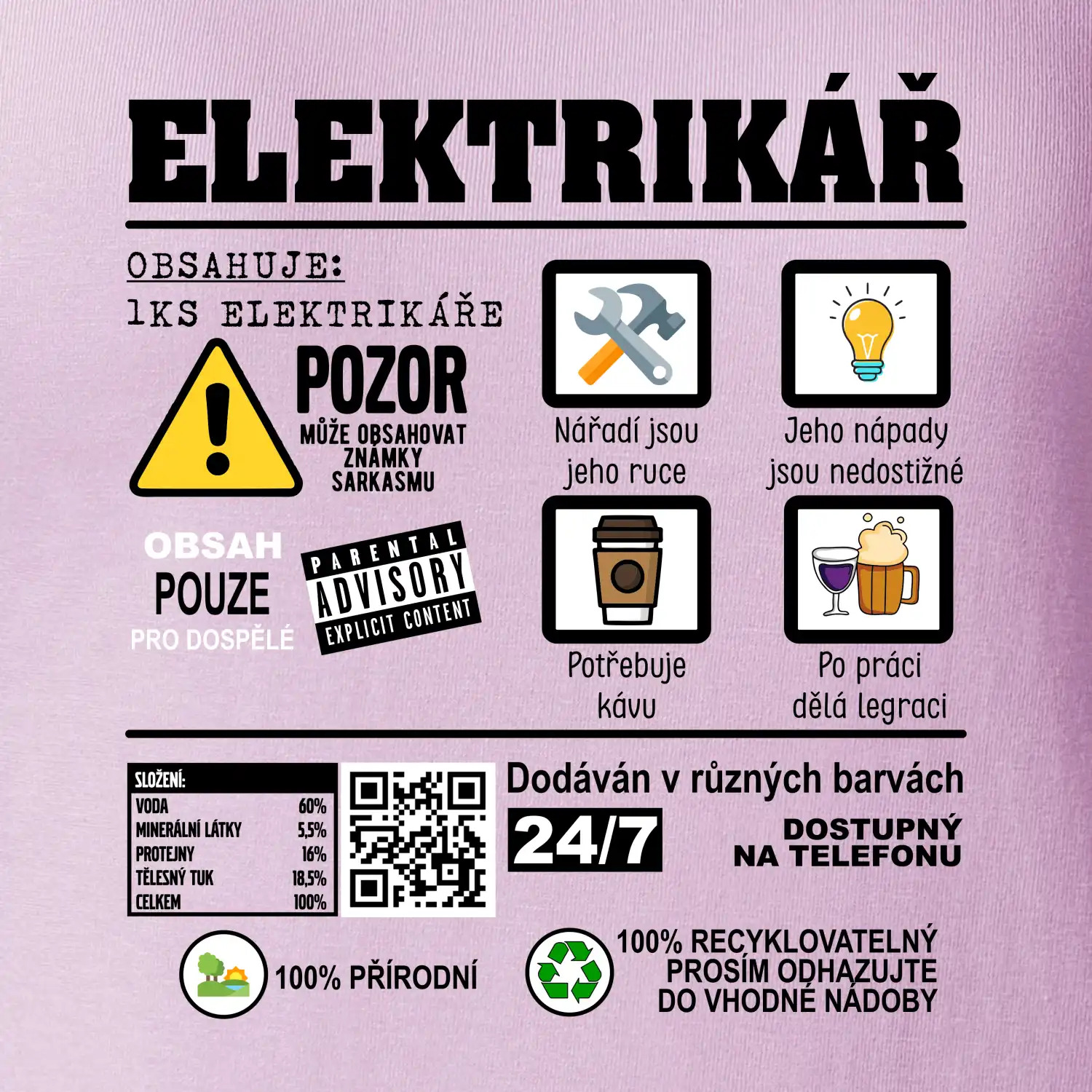 Profese - informace o produktu - elektrikář