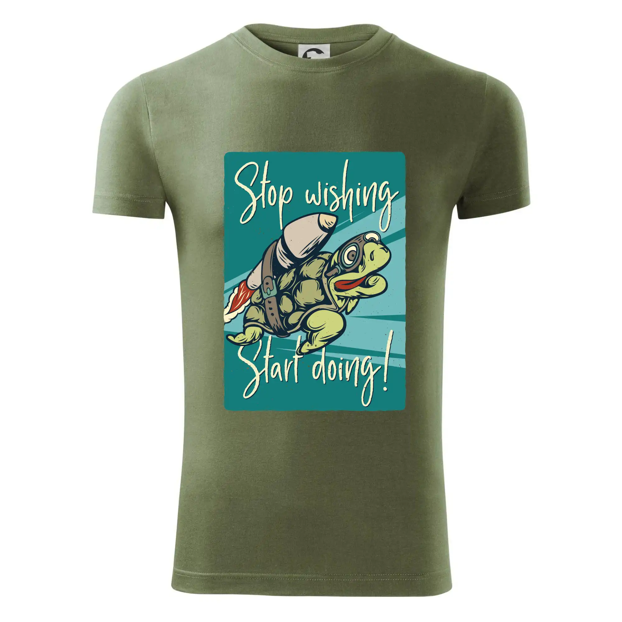 Stop wishing start doing želva