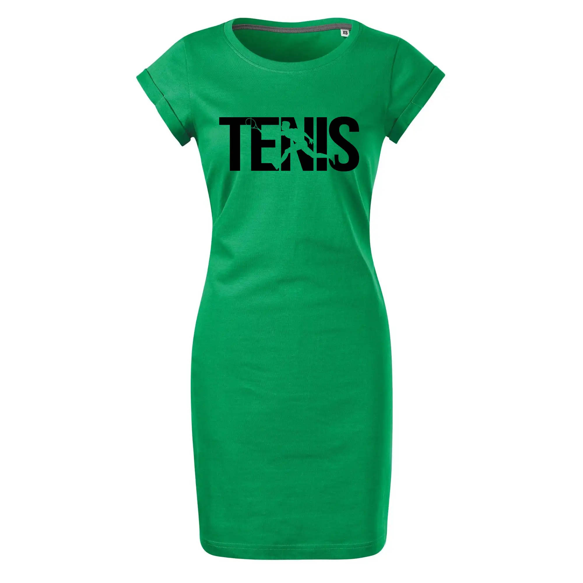 Tenis nápis silueta