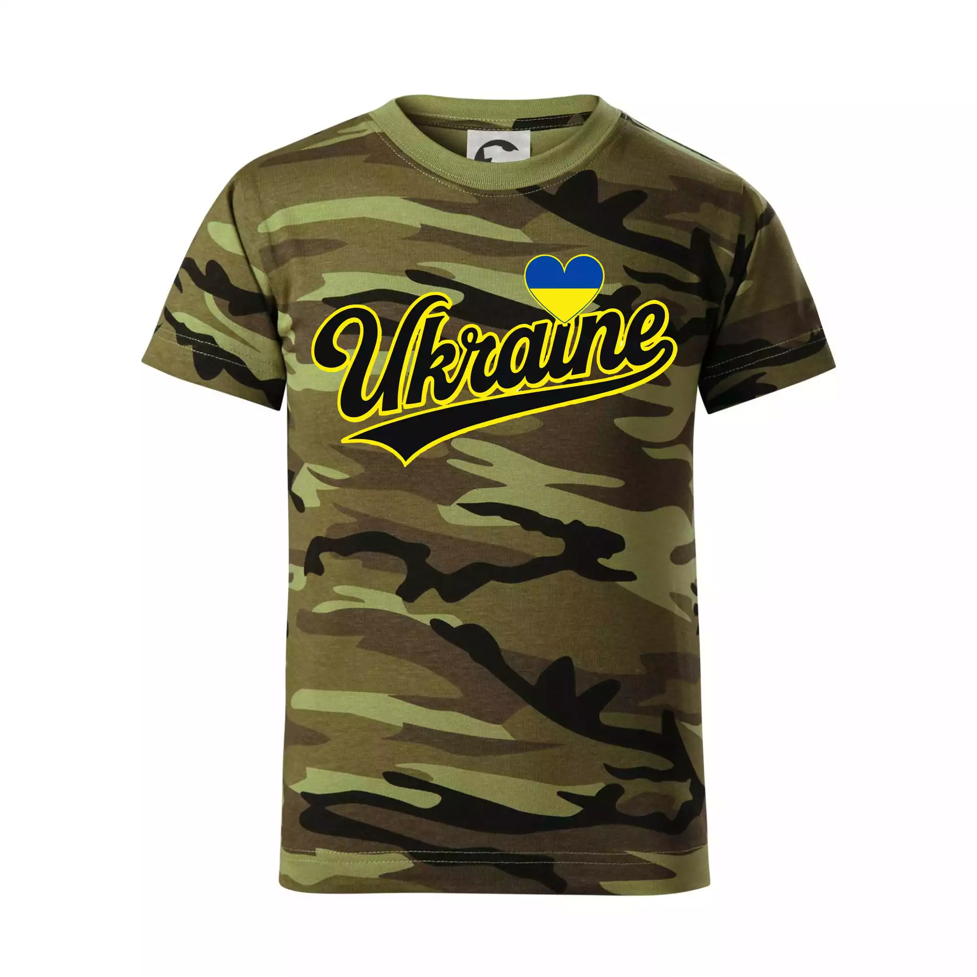 Ukraine - nápis černý