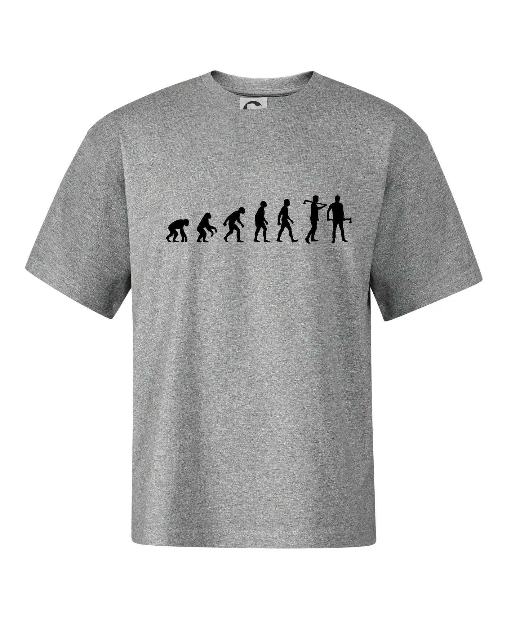 Evoluce dřevorubec - sekera