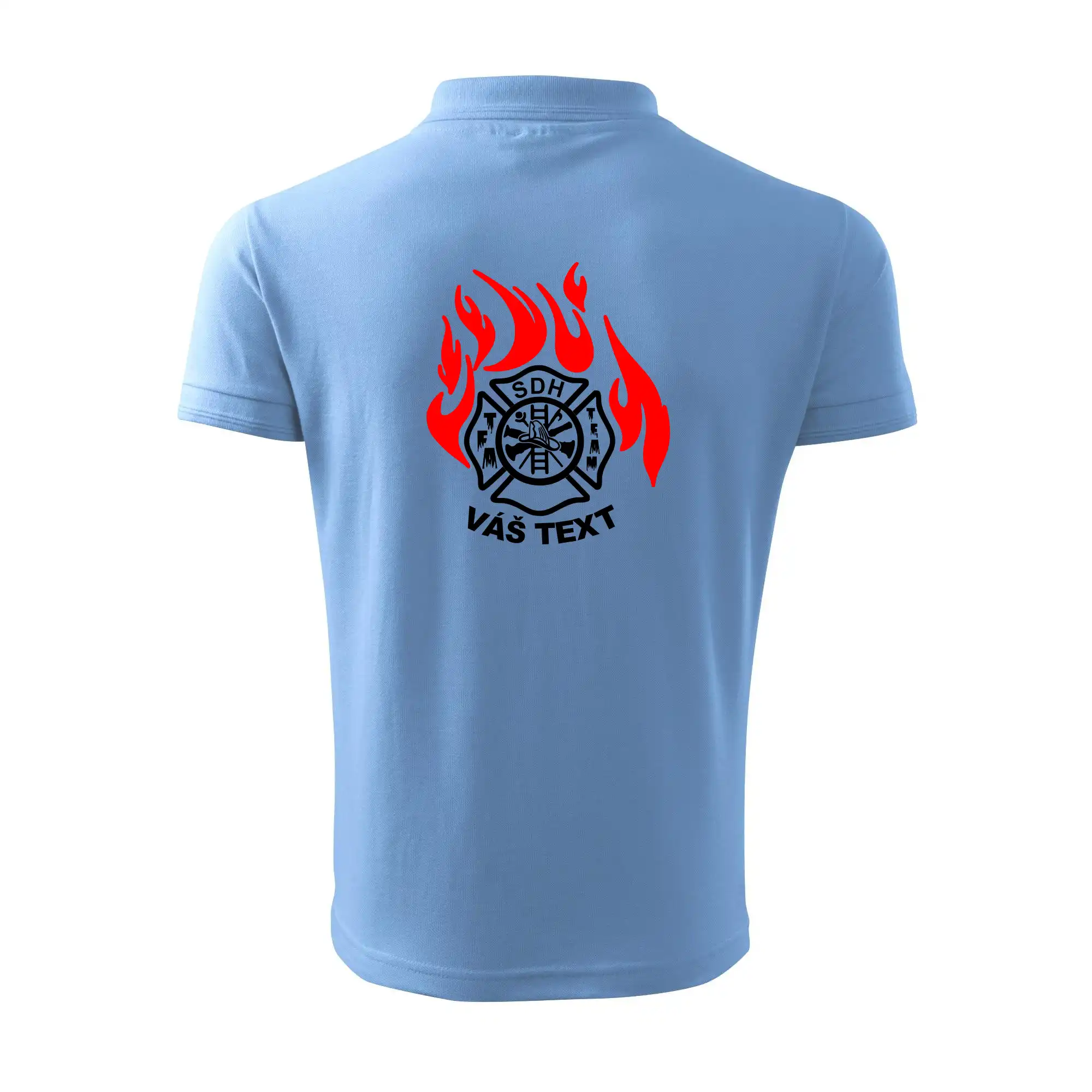TFA Sport SDH (červený oheň) - Vlastní nápis