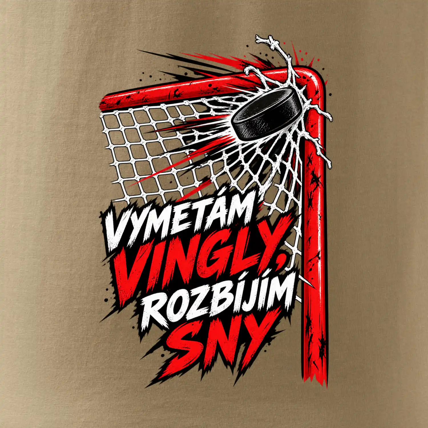 Hokejový střelec vymetá vingly